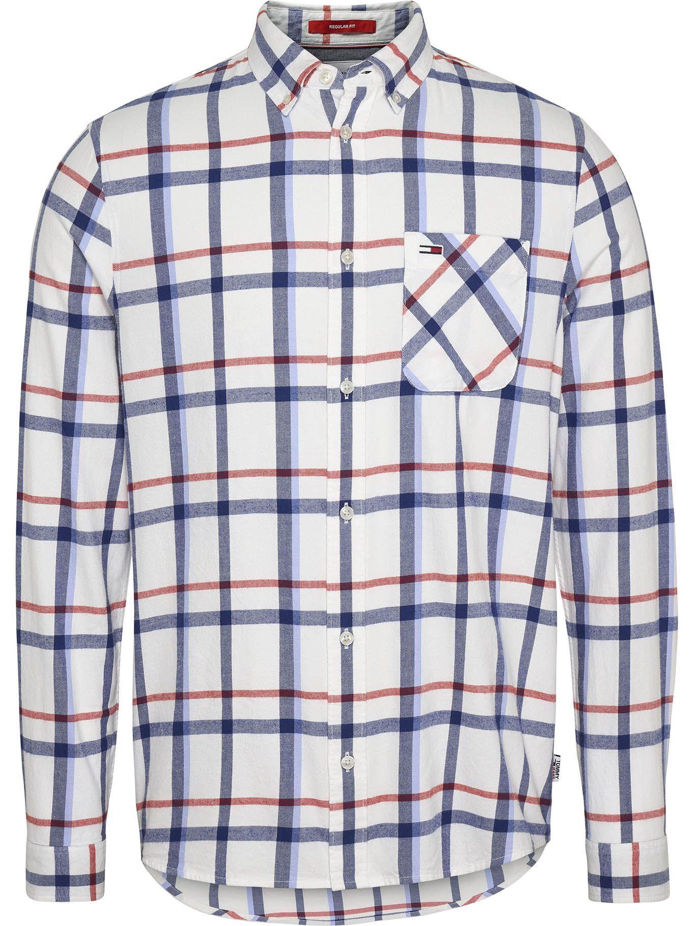 Camisa Essential Check Blanco Tommy Hilfiger-0