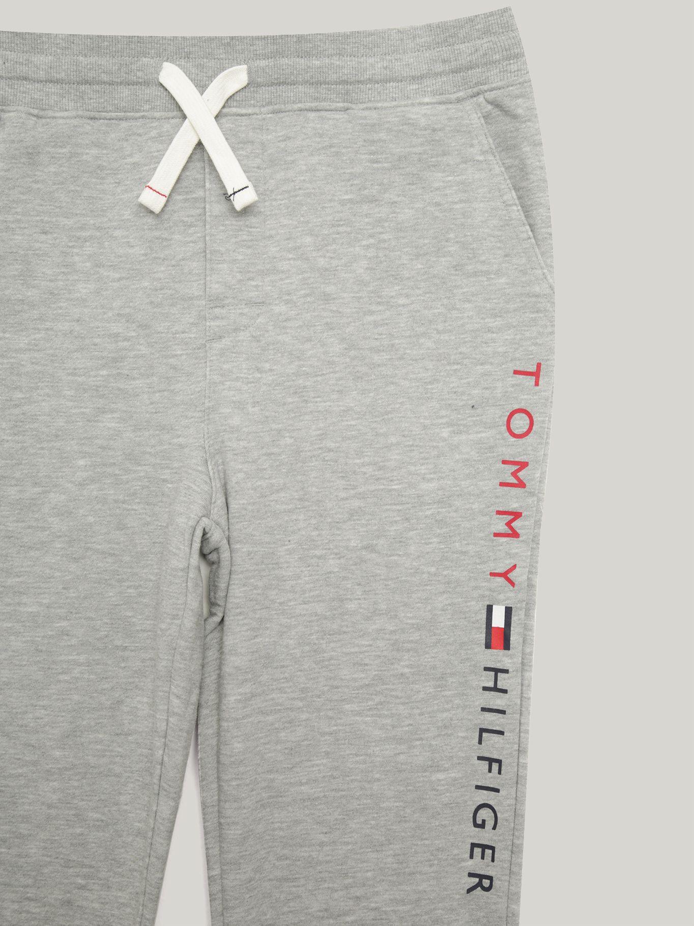 Jogger De Niño Solid Logo Estampado Gris Tommy Hilfiger-2