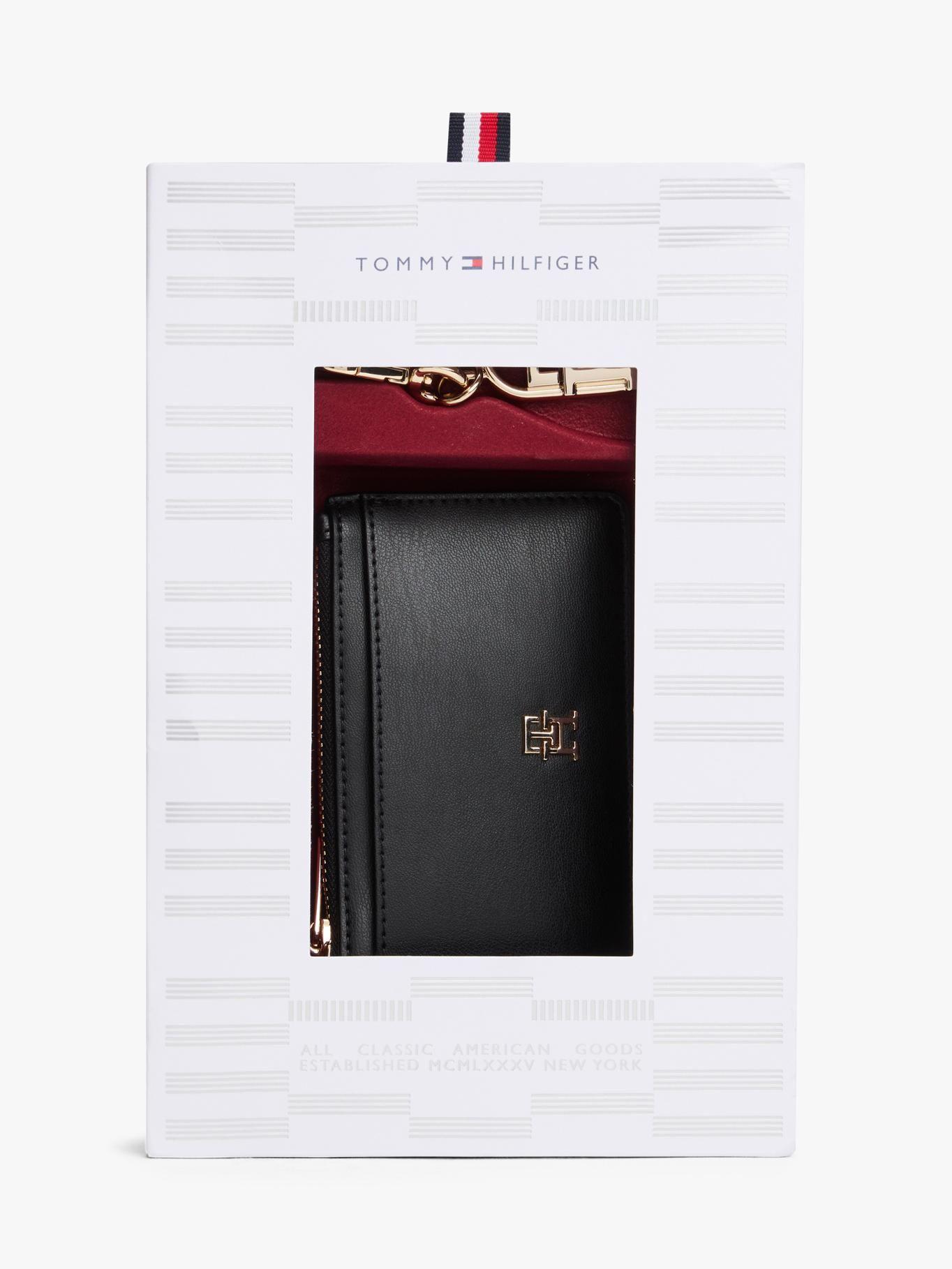 Set De Tarjetero Y Colgante Negro Tommy Hilfiger-3