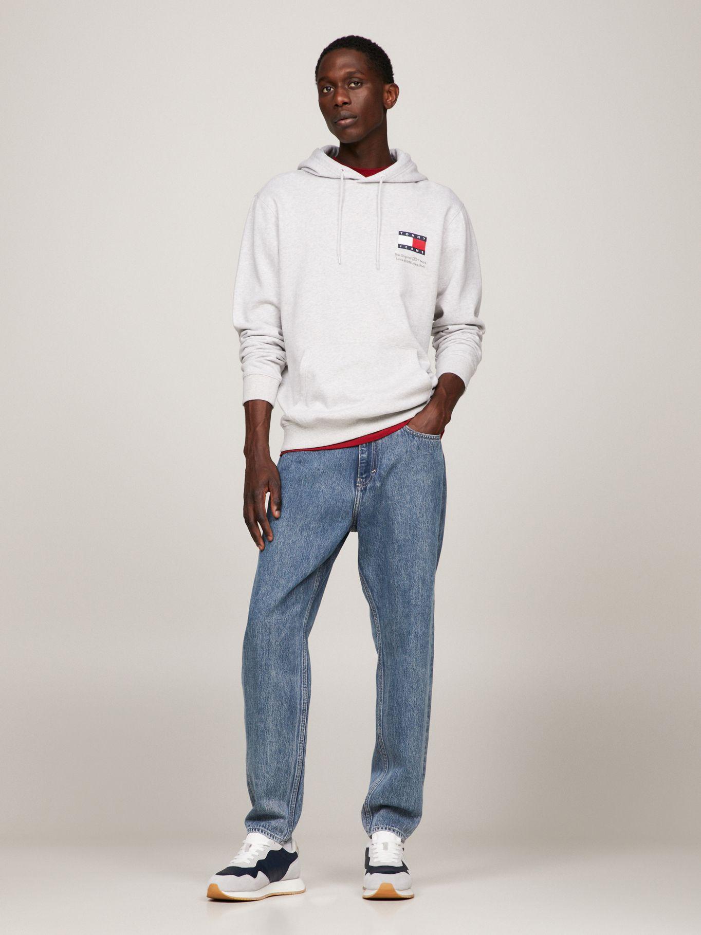 POLERÓN HOODIE ESSENTIAL GRIS TOMMY JEANS-1