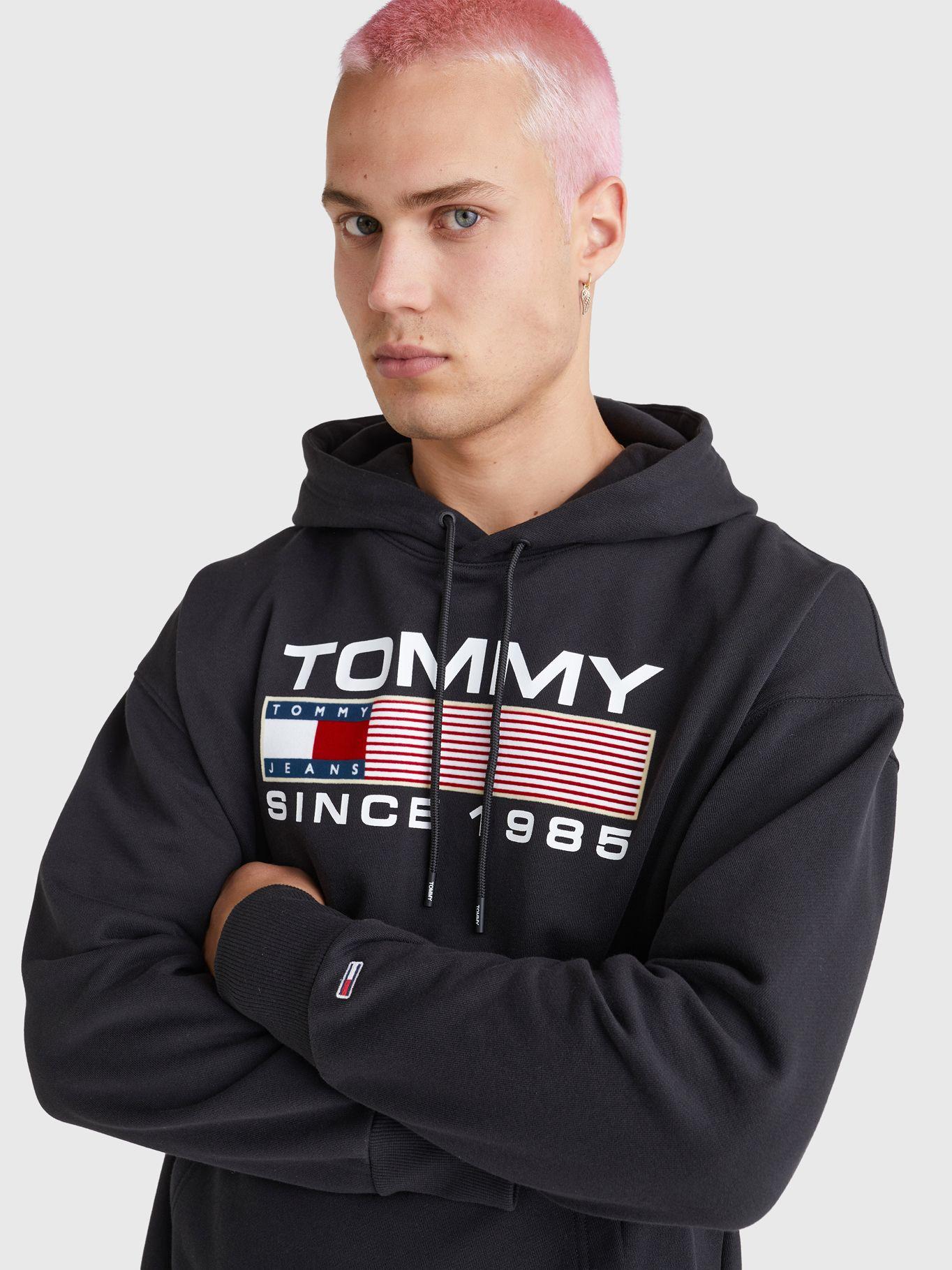 Polerón Hoodie Athletic Con Logo Negro Tommy Jeans-3