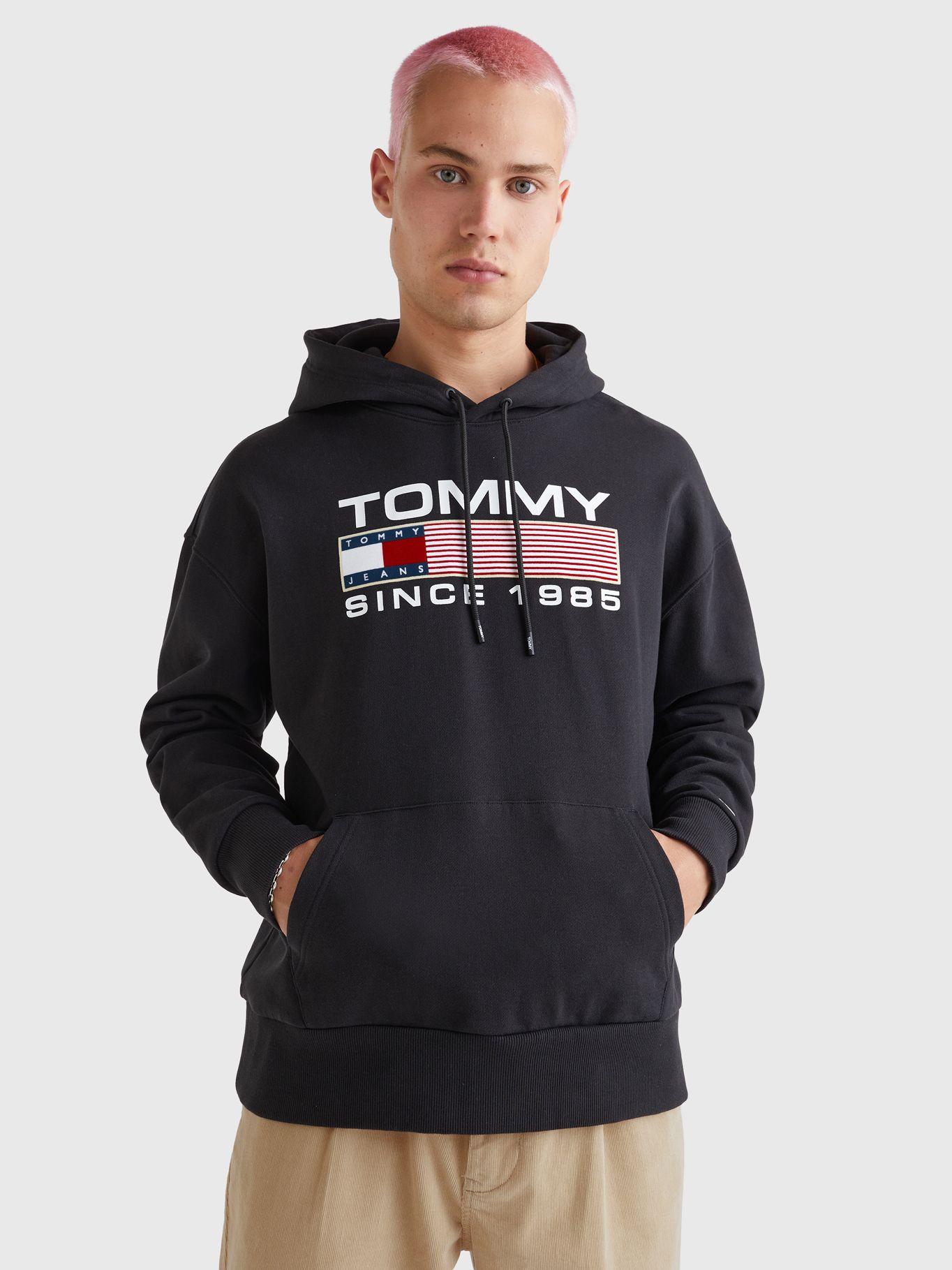 Polerón Hoodie Athletic Con Logo Negro Tommy Jeans-0