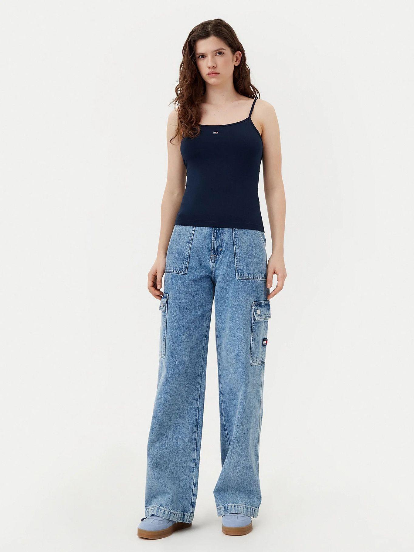 Polera Essential Con/Logo Azul Tommy Jeans-1