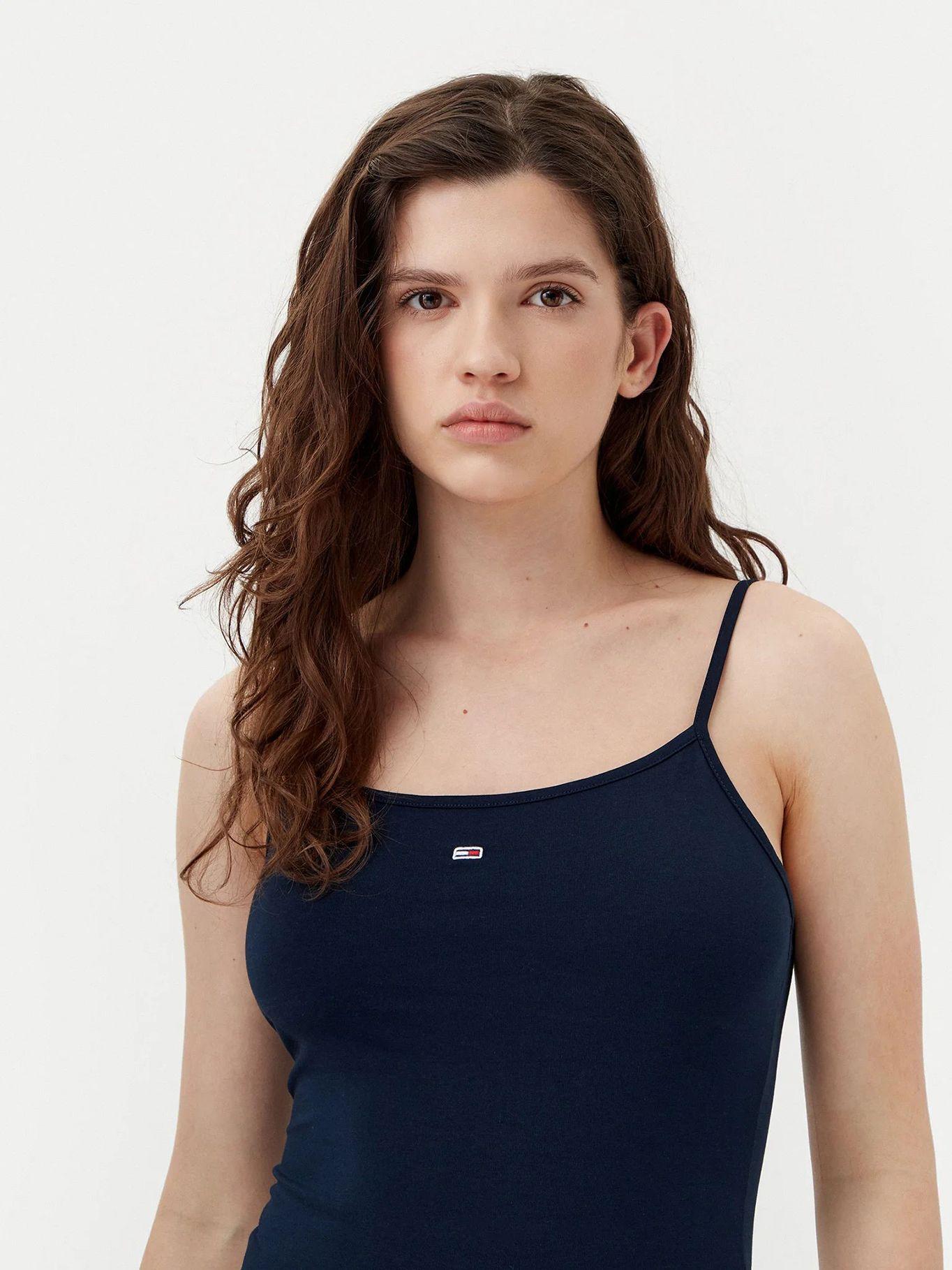 Polera Essential Con/Logo Azul Tommy Jeans-3