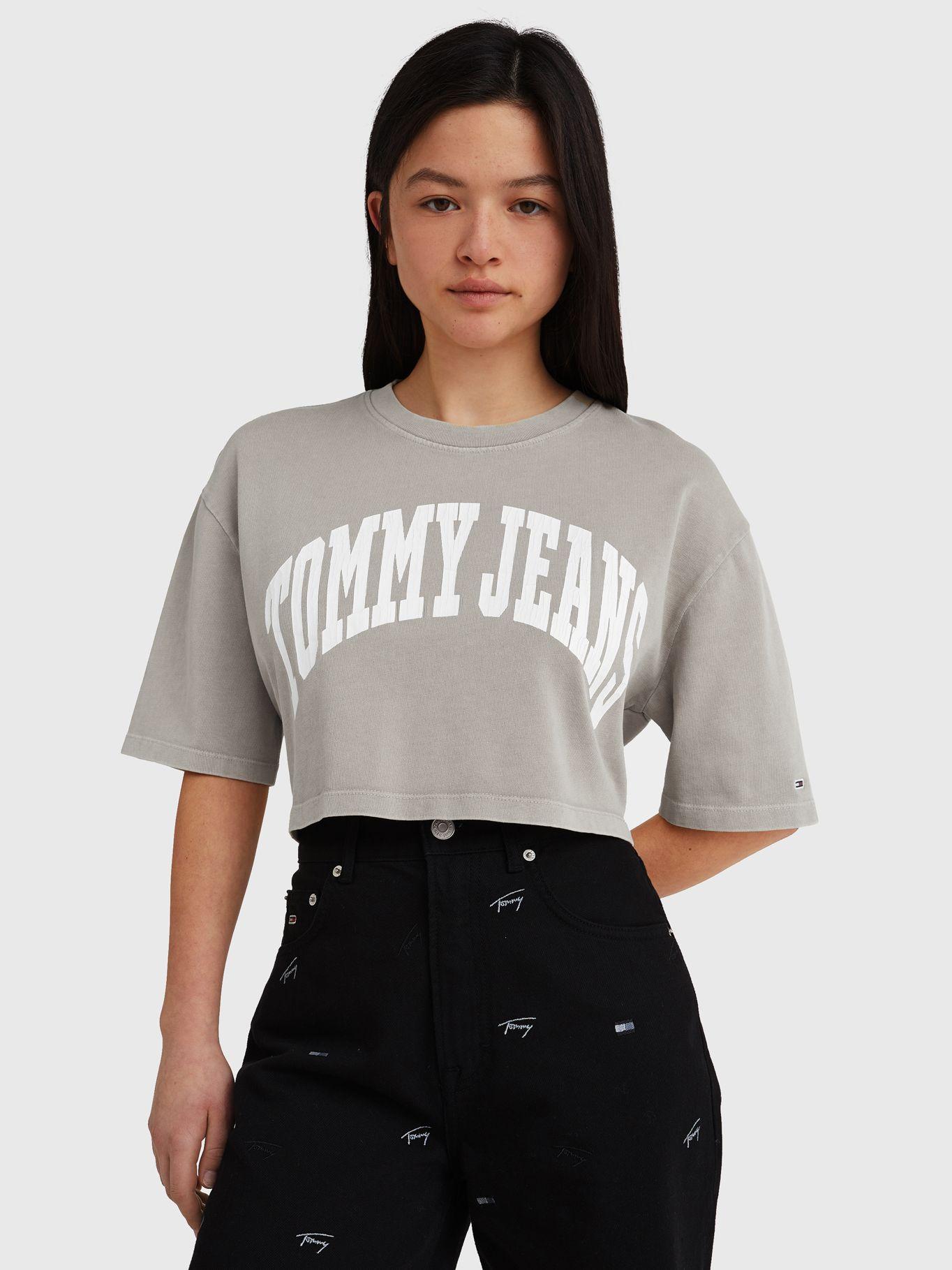 Polera Oversize College Beige Tommy Jeans JN2-3