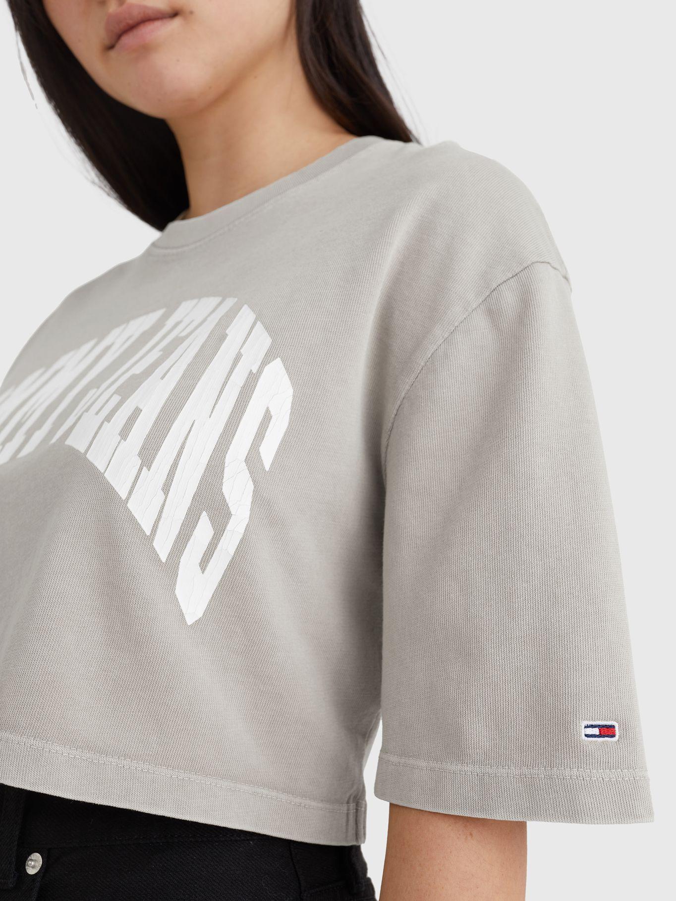 Polera Oversize College Beige Tommy Jeans JN2-2