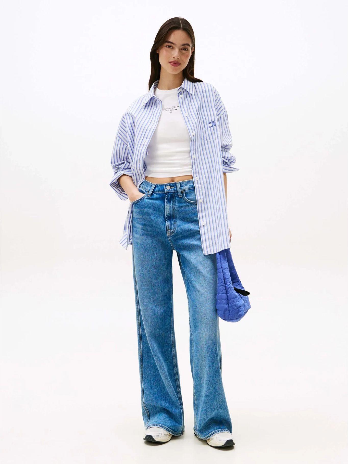 Polera Slim Fit Logo Essential Blanco Tommy Jeans-1