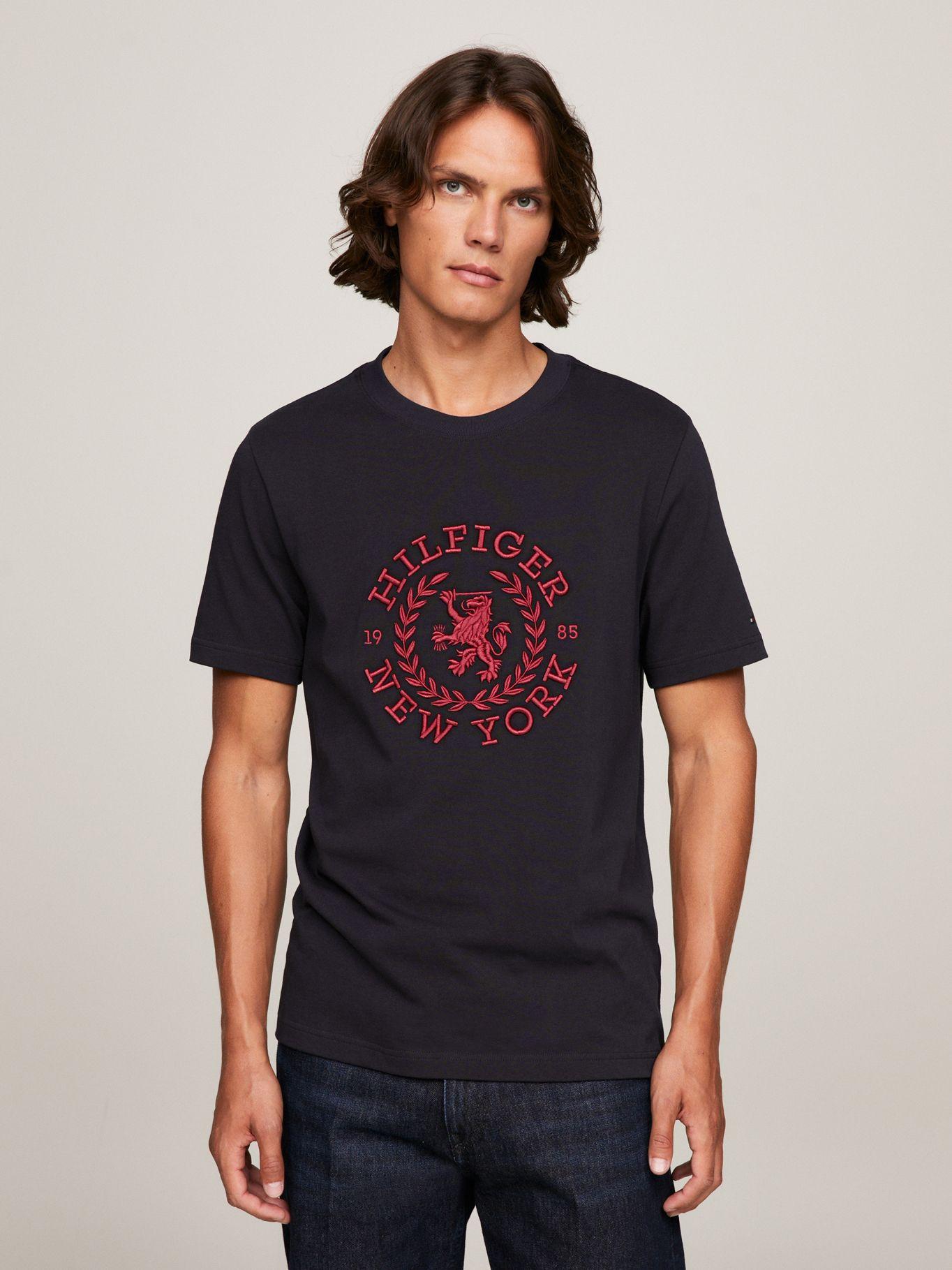POLERA BIG I CREST LOGO AZUL TOMMY HILFIGER-0