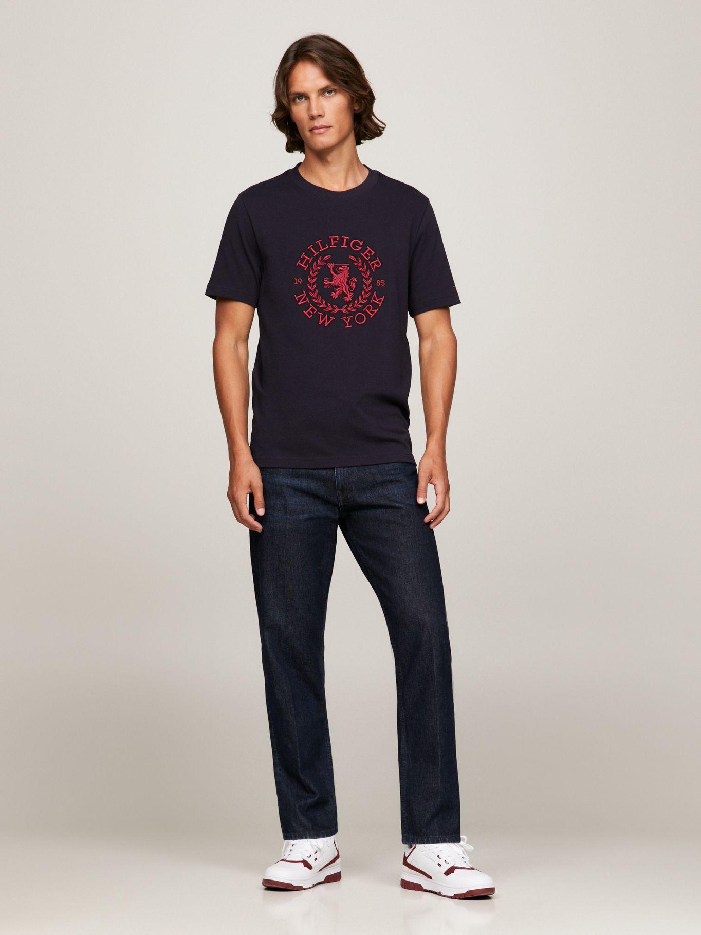 POLERA BIG I CREST LOGO AZUL TOMMY HILFIGER-1