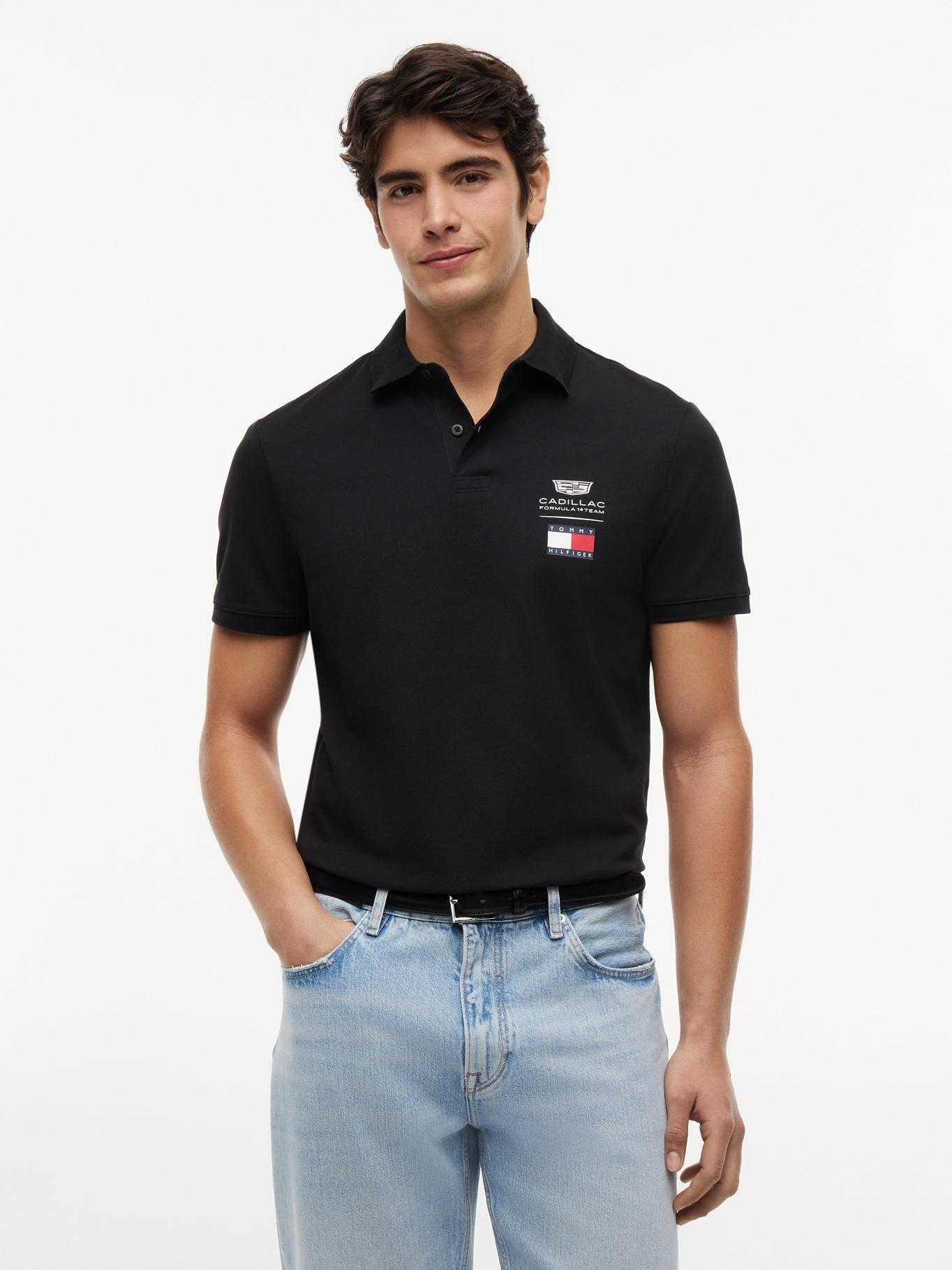 PoloTH x Cadillac F1 Regular Fit Negro Tommy Hilfiger-0