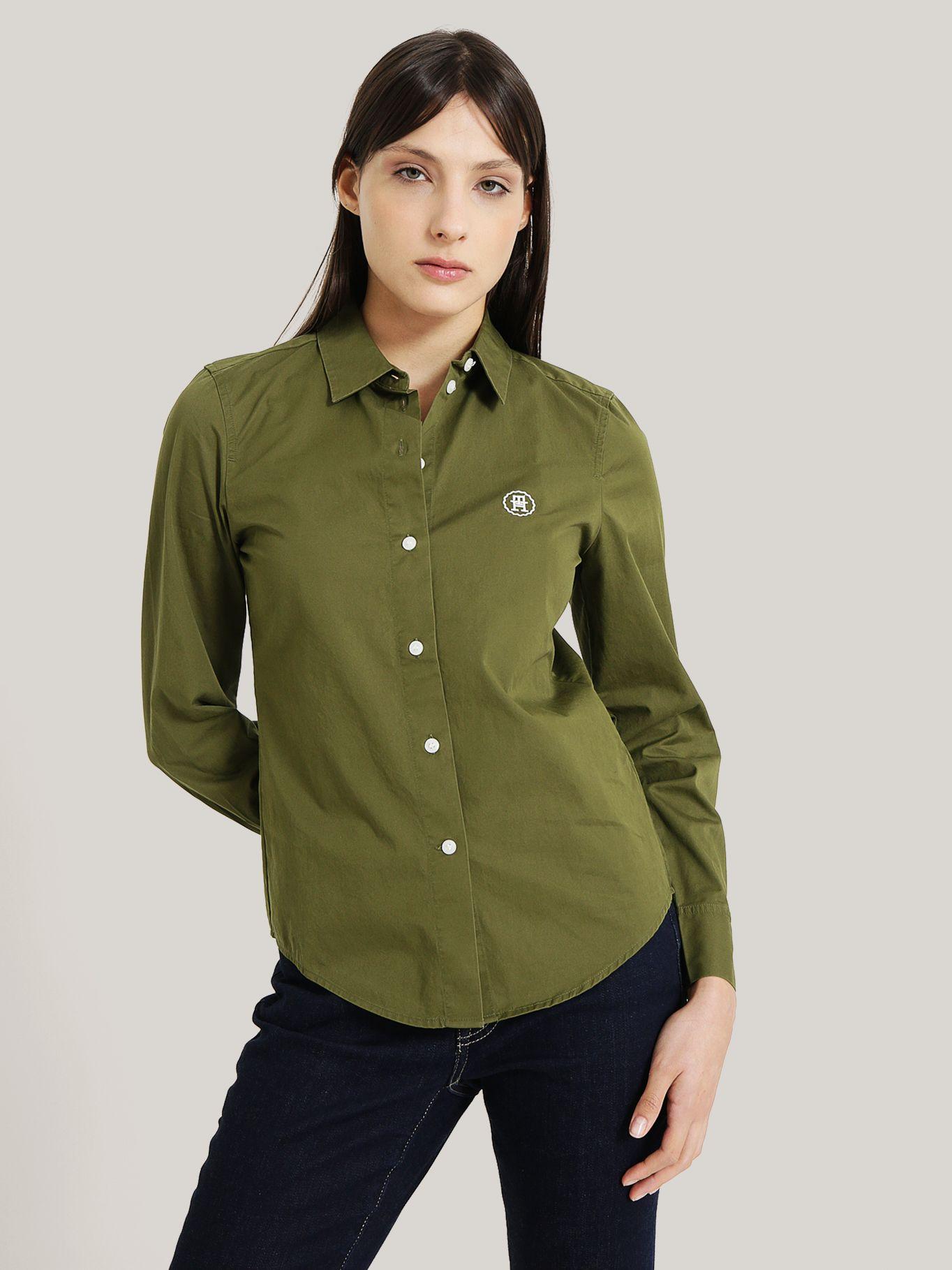 CAMISA REGULAR FIT MONOGRAM VERDE TOMMY HILFIGER-0