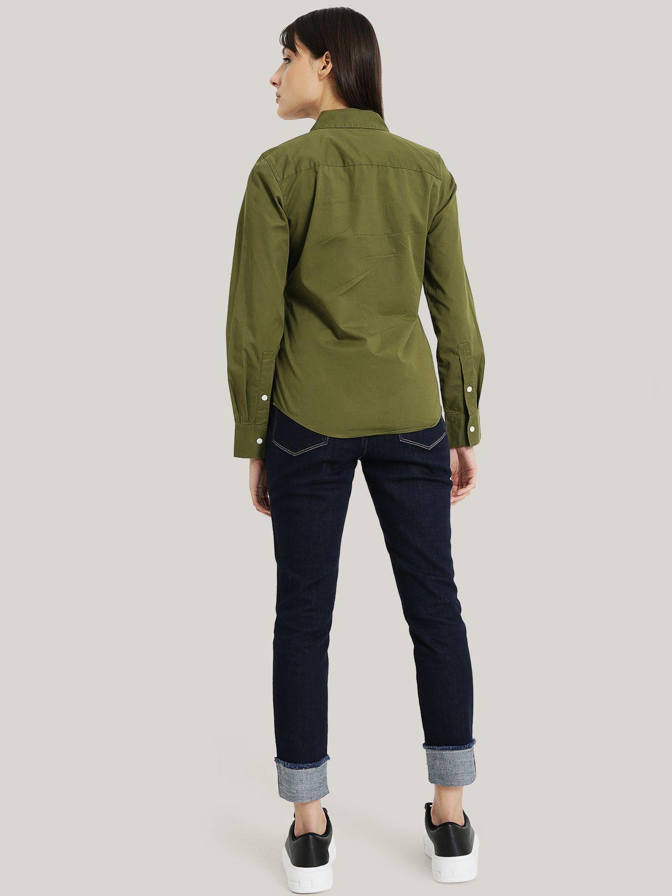 CAMISA REGULAR FIT MONOGRAM VERDE TOMMY HILFIGER-2