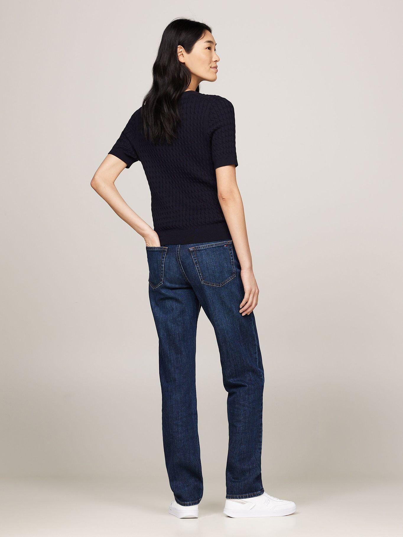 Sweater Tejido Cable Slim Fit Azul Tommy Hilfiger-2