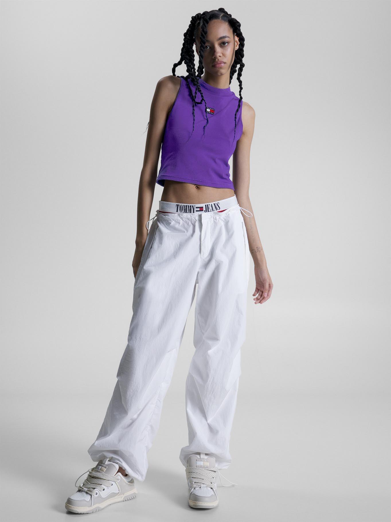 Top Para Dama Morado Tommy Jeans-1