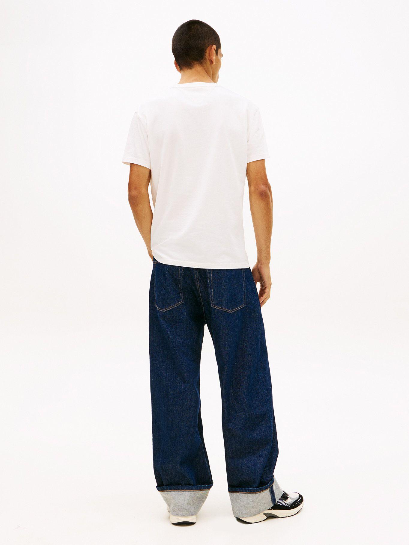 Polera Con Logo Tonal Regular Fit Tommy Jeans Blanco-2