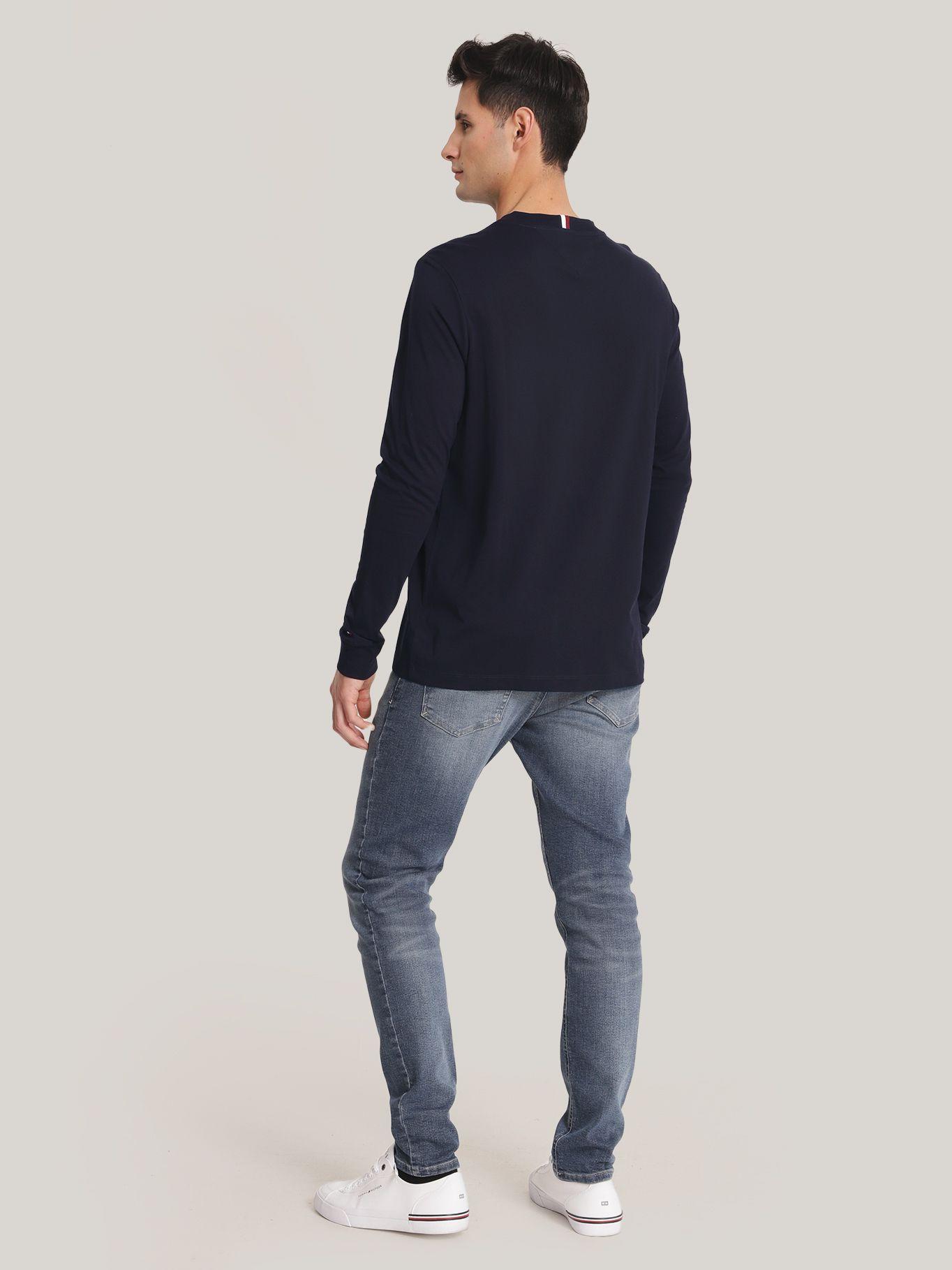 Polera Icon Golden Logo Azul Tommy Hilfiger-2