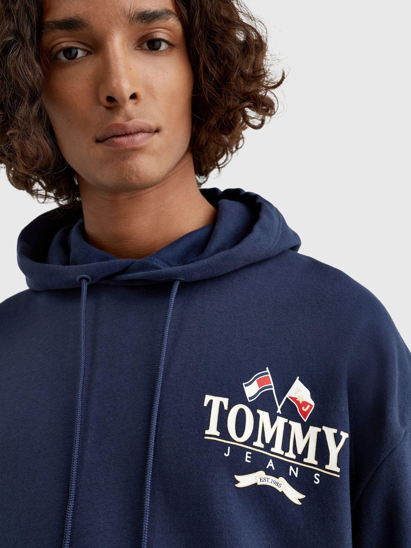 Polerón Hoodie Skater Back Azul Tommy Hilfiger-3