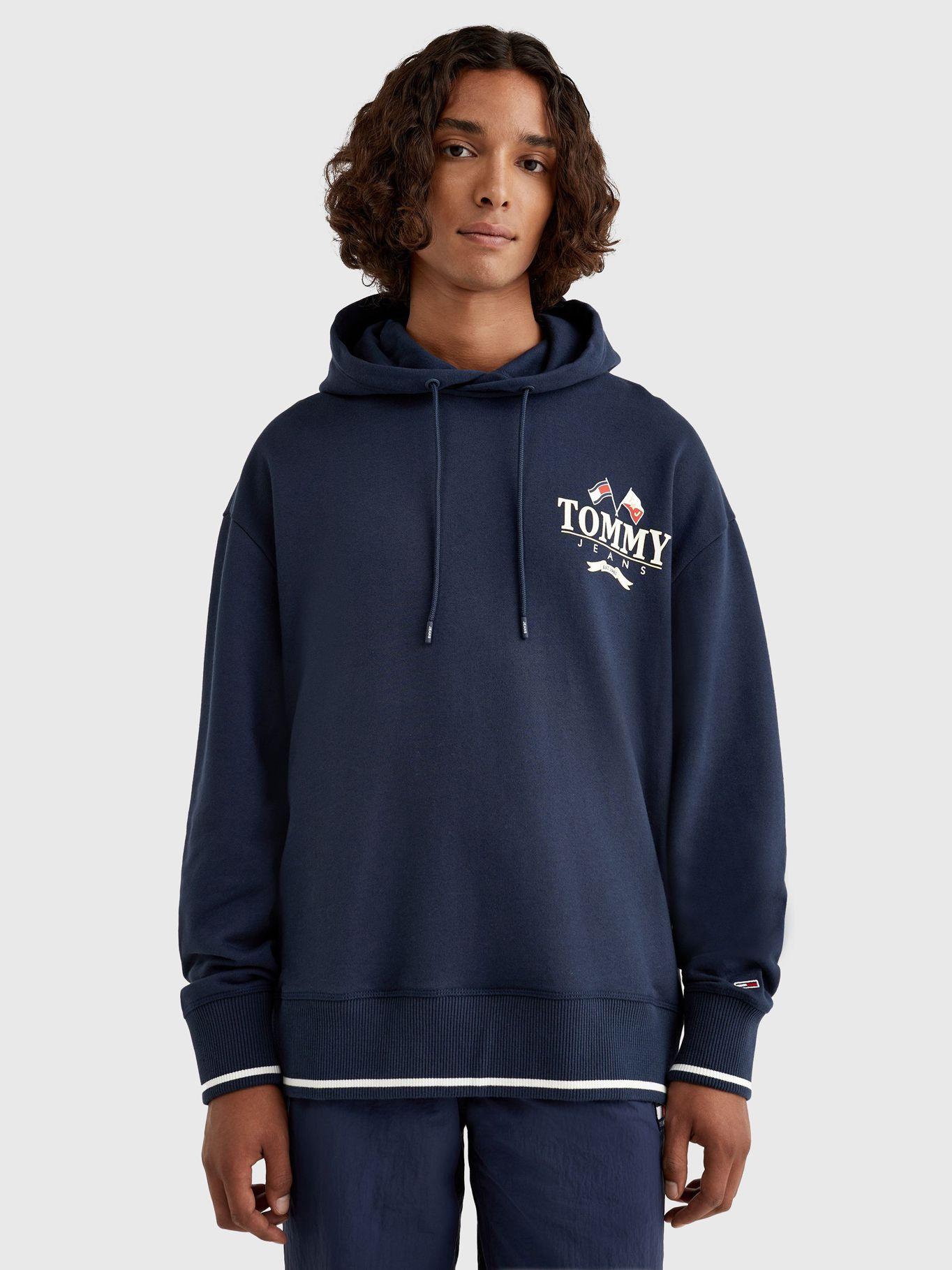 Polerón Hoodie Skater Back Azul Tommy Hilfiger-0