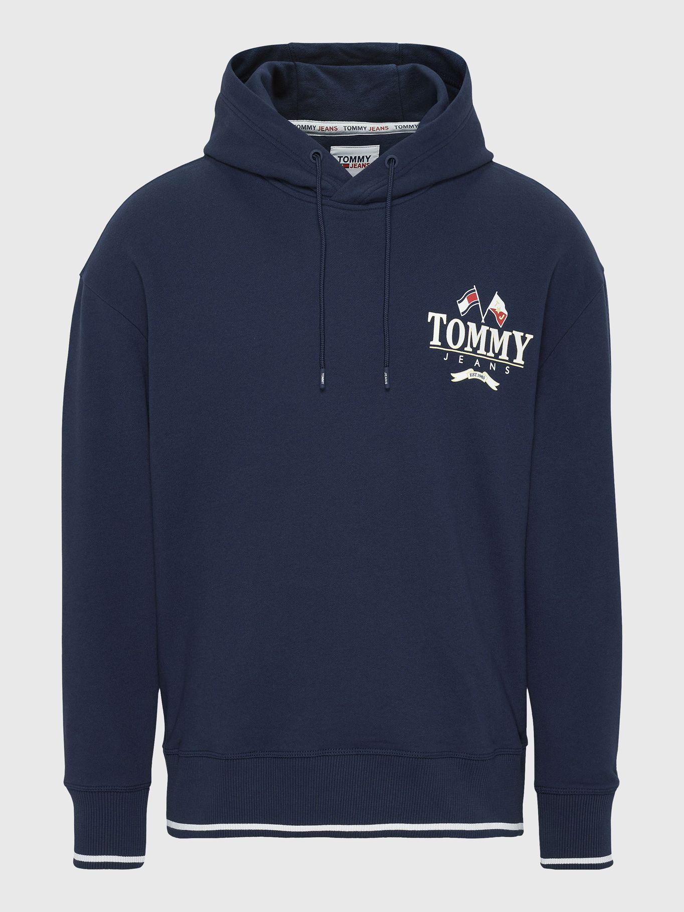 Polerón Hoodie Skater Back Azul Tommy Hilfiger-4