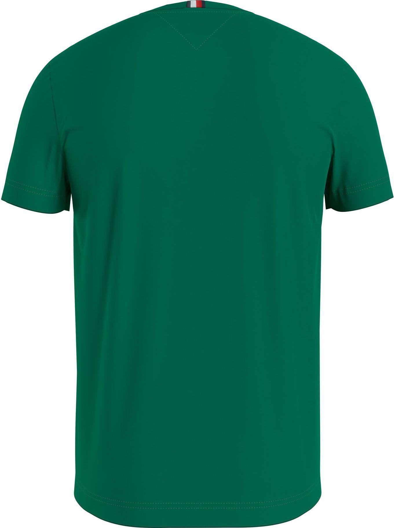 Polera Badge Con Logo Verde Tommy Hilfiger-1