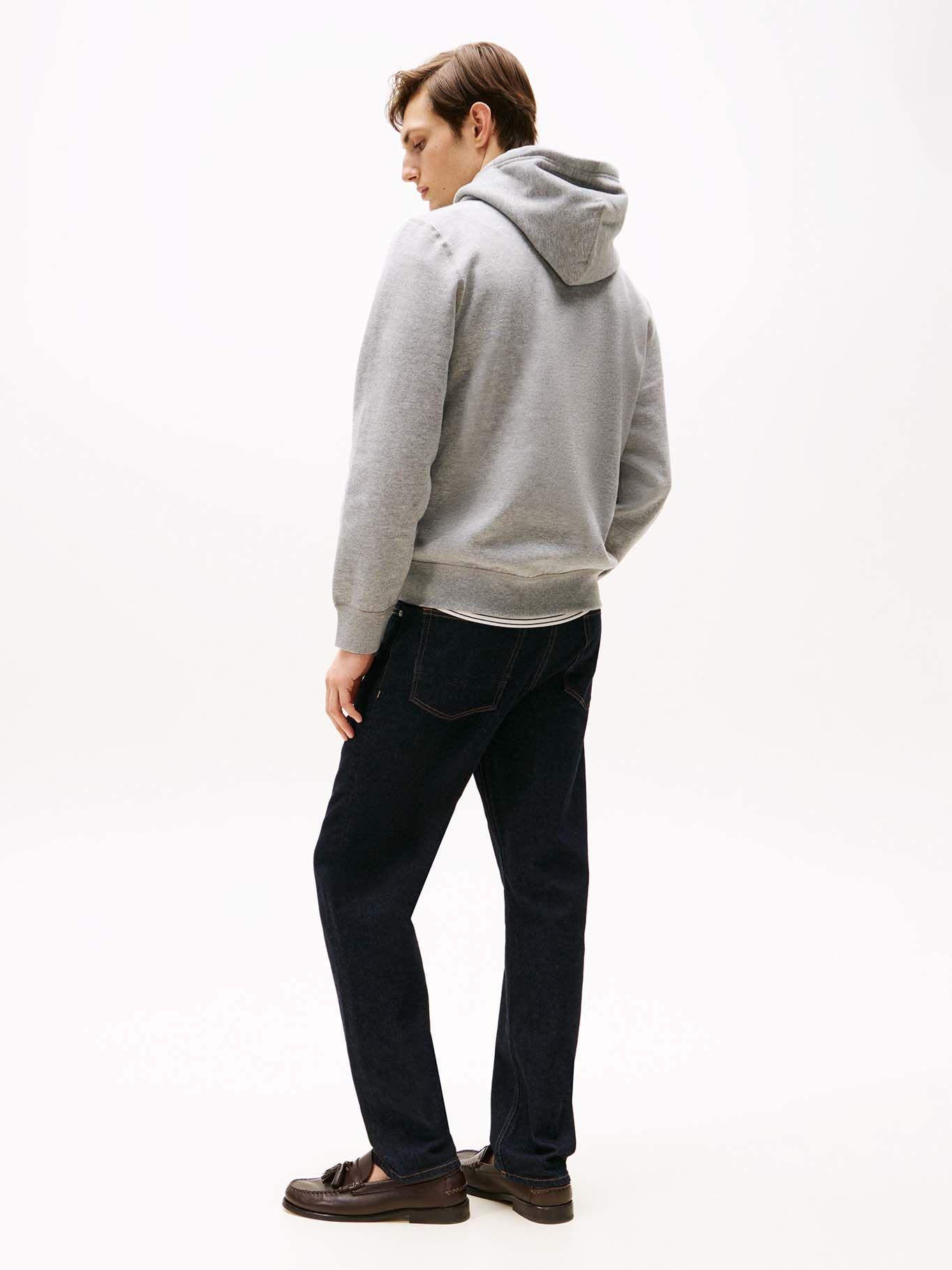 Polerón Hoodie Essential Con Logo Gris Tommy Hilfiger-2