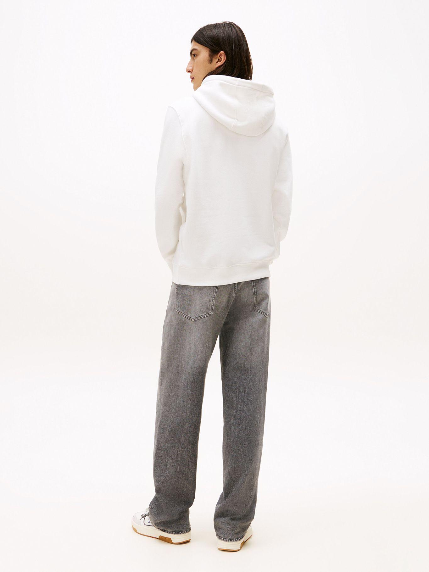 Polerón Hoodie Solid Con Logo Blanco YBL Tommy Jeans-2