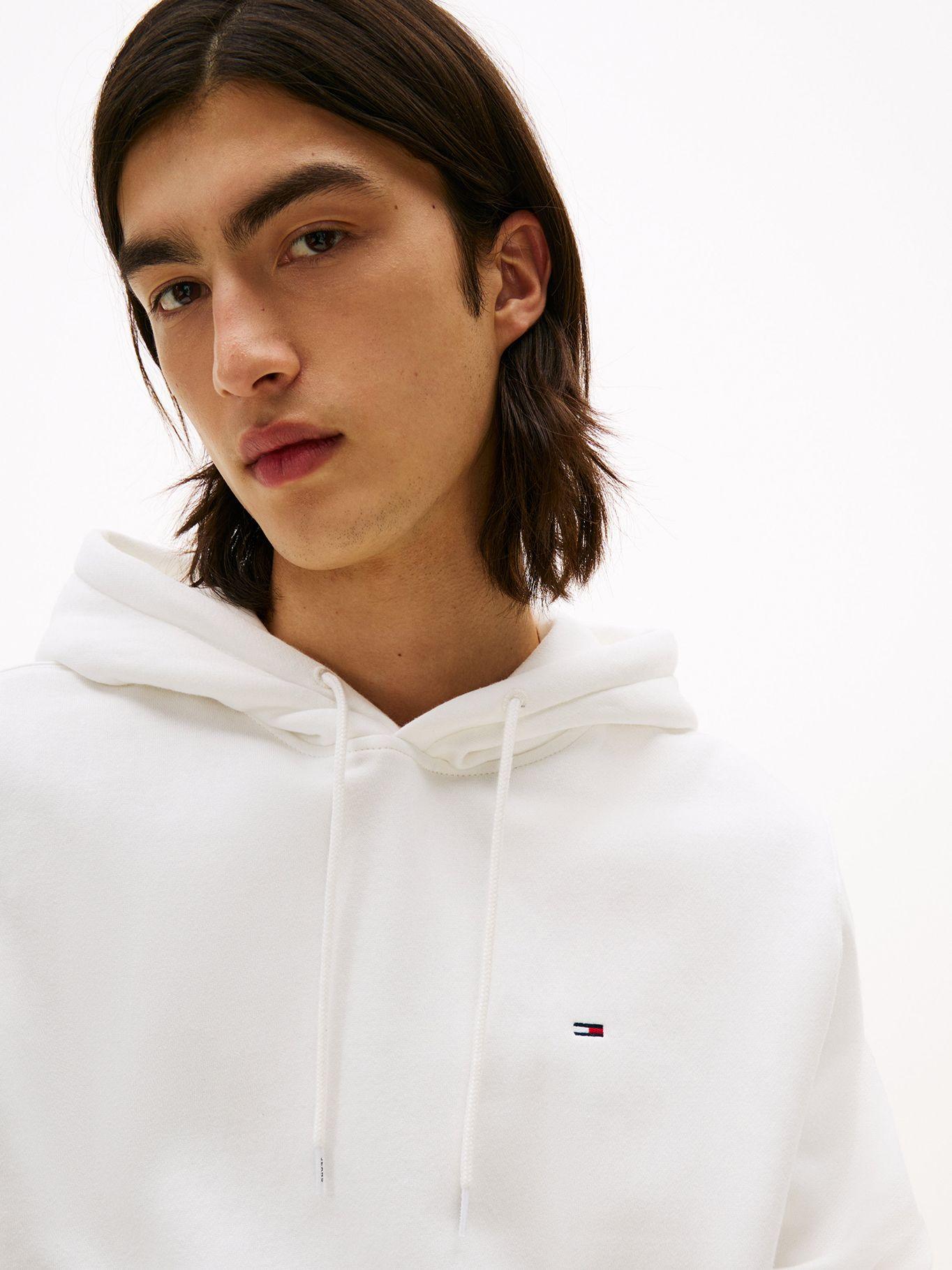 Polerón Hoodie Solid Con Logo Blanco YBL Tommy Jeans-3