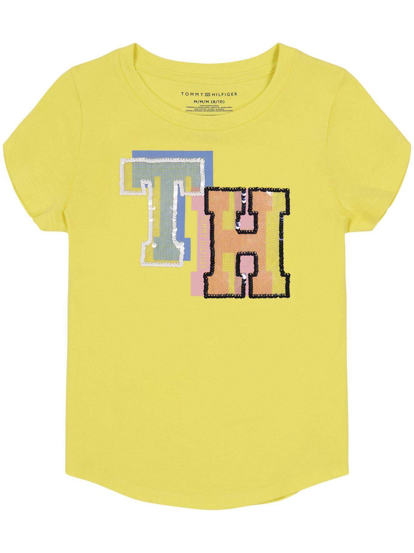 Polera Con Th Logo Gráfico Amarillo Tommy Hilfiger-0