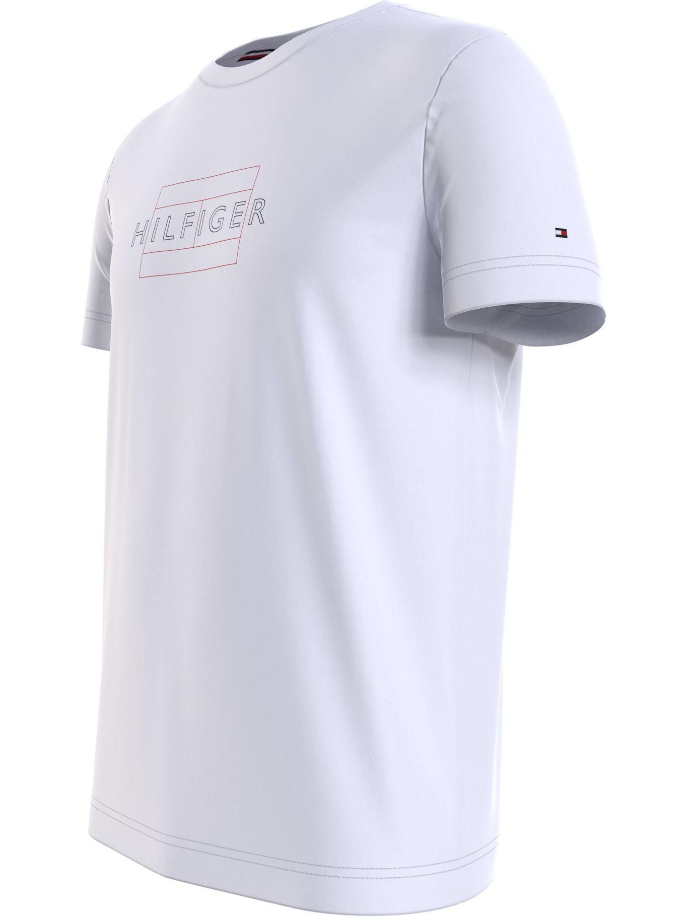 Polera Organic Cotton Con Logo Blanco Tommy Hilfiger-2