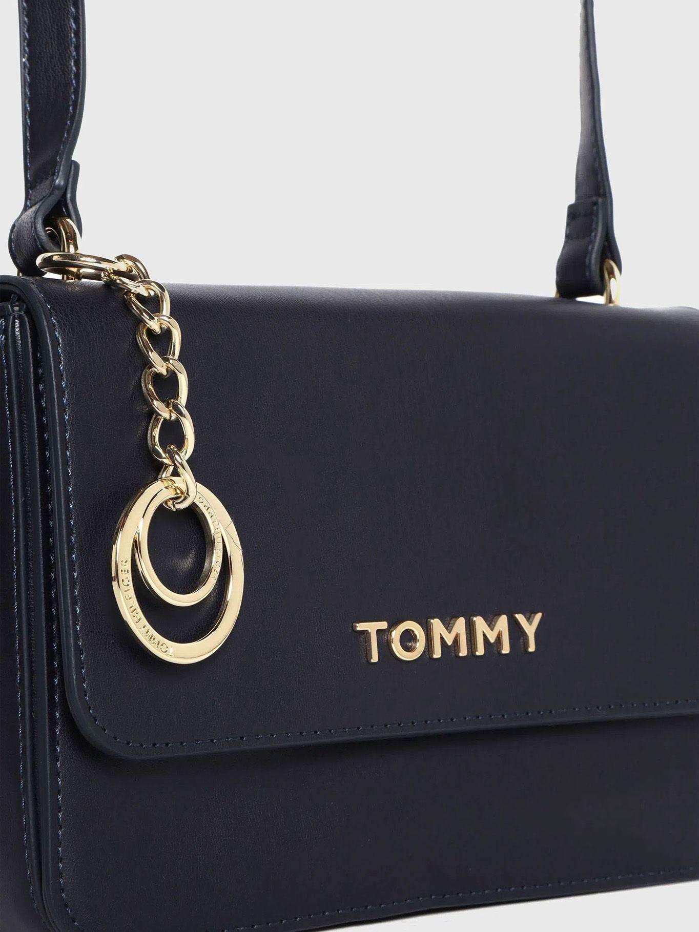 Crossover Con Logo Metalico Azul Tommy Hilfiger-3