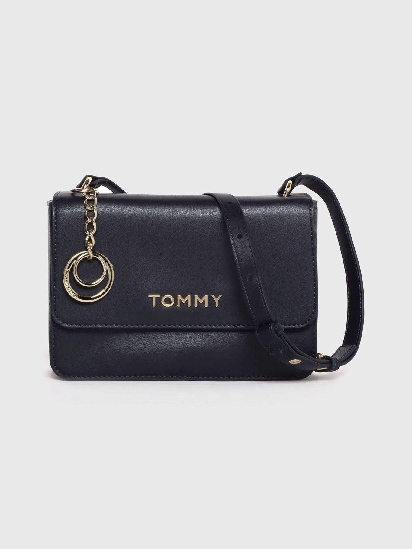 Crossover Con Logo Metalico Azul Tommy Hilfiger-0