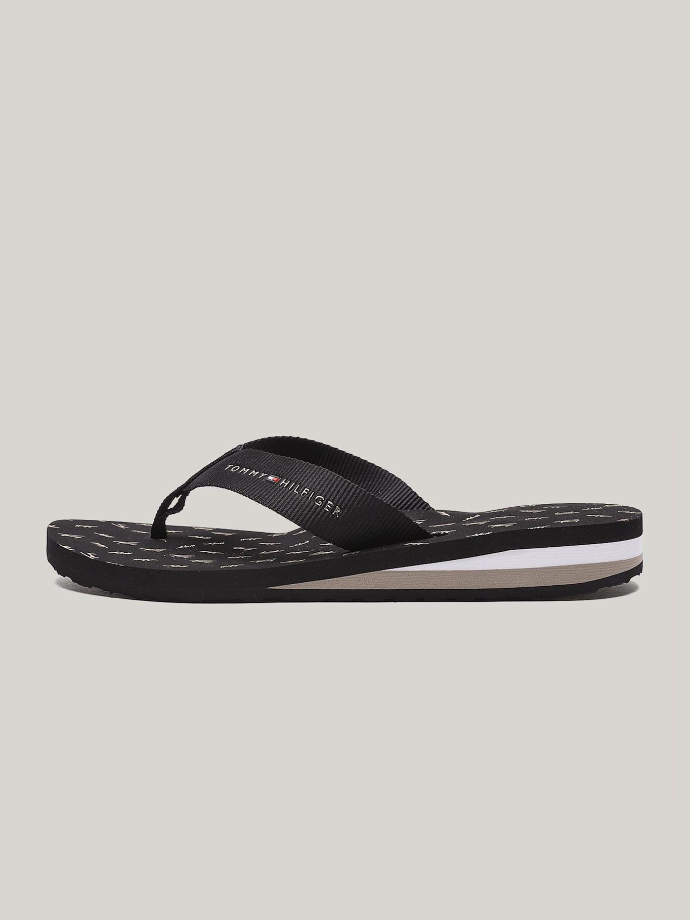 Sandalias Con Logo Signature Negro Tommy Hilfiger-5