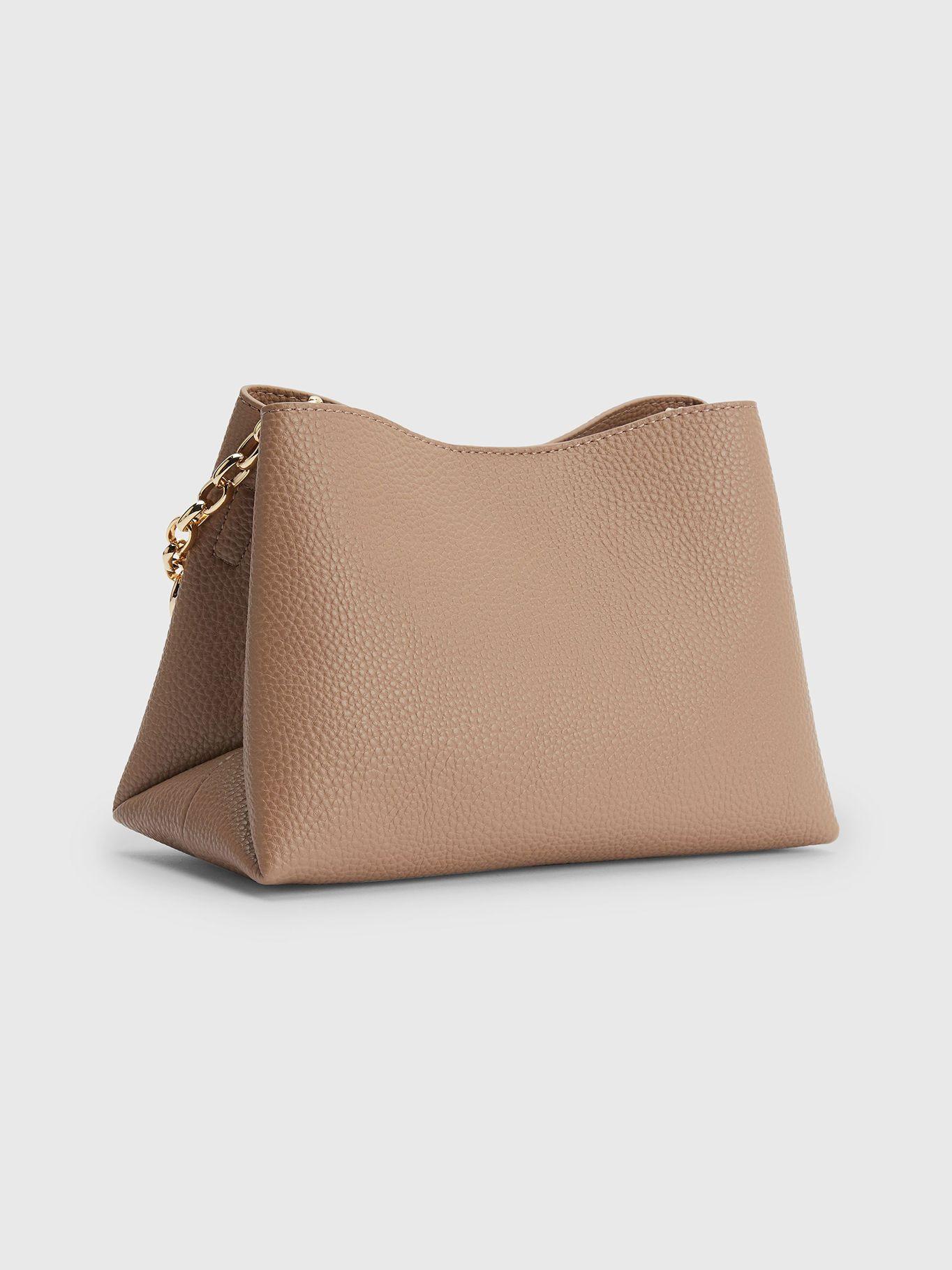 Cartera Crossover Emblem Beige Tommy Hilfiger-1
