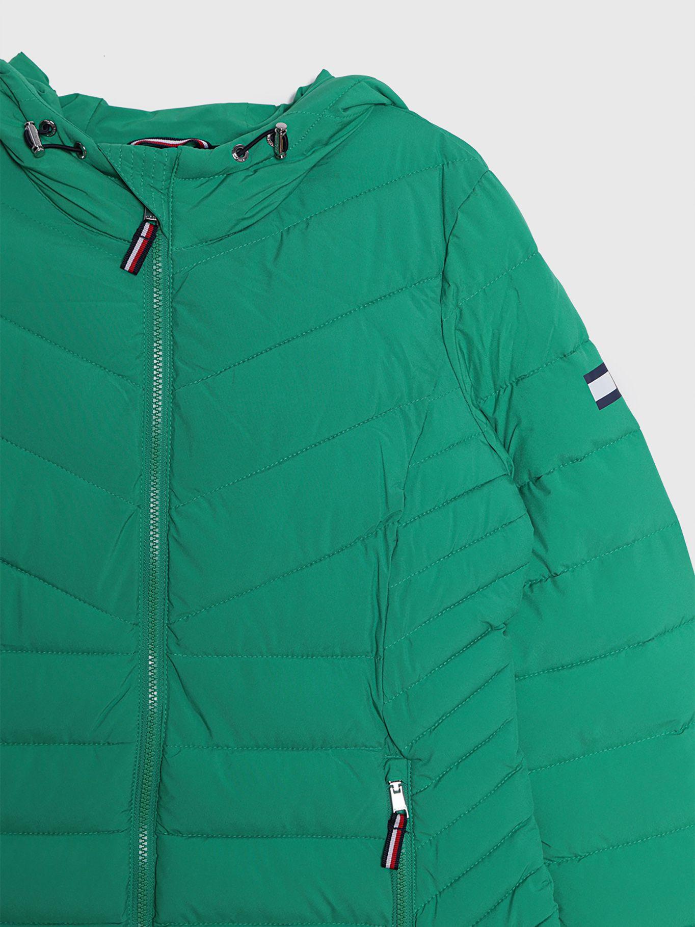 Parka Packable Essential Logo Verde Tommy Hilfiger-2
