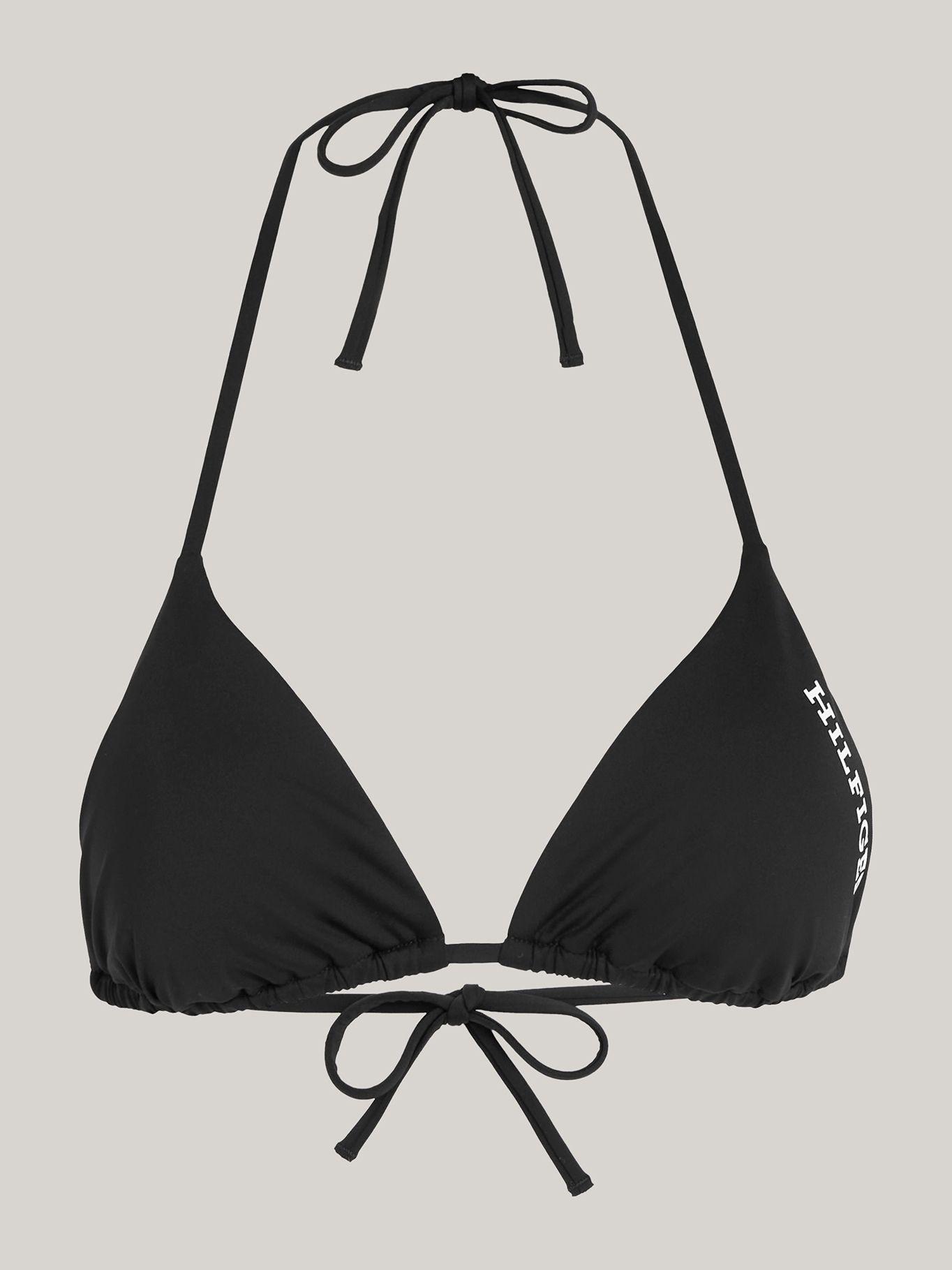 Parte Superior De Bikini Solid Azul Tommy Hilfiger-4