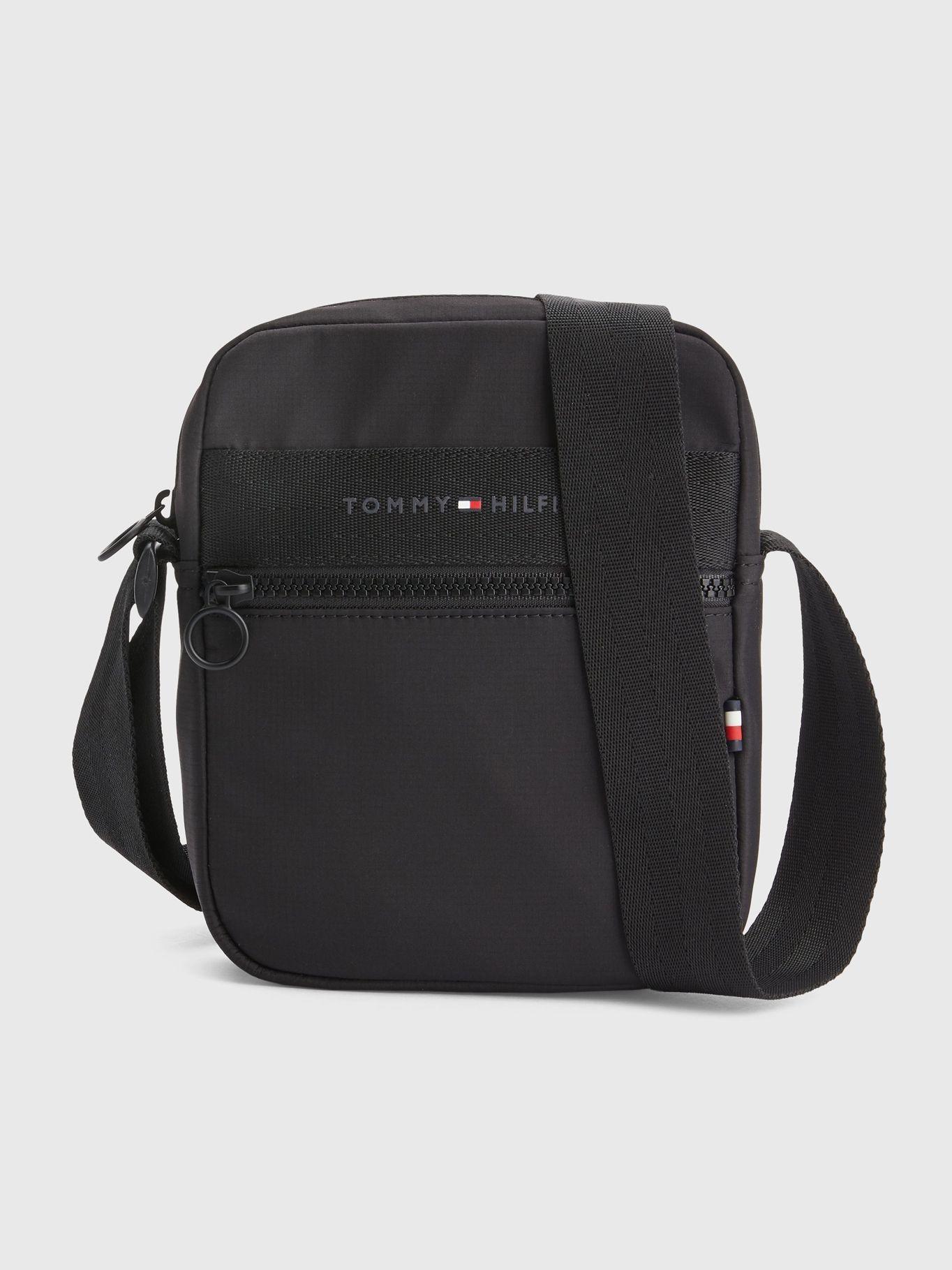 Crossbody Horizon Con Cierre Negro Tommy Hilfiger-0