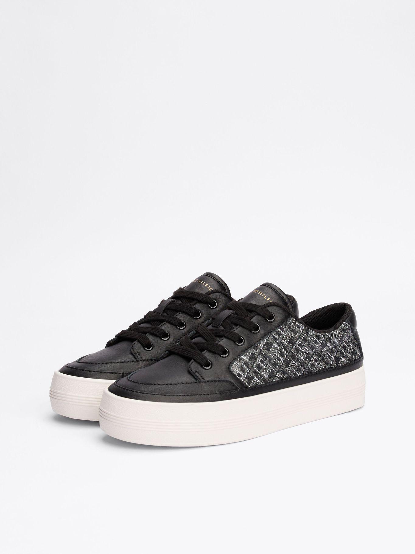 Zapatillas Icon Court Flag Monogram Negro Tommy Hilfiger-0