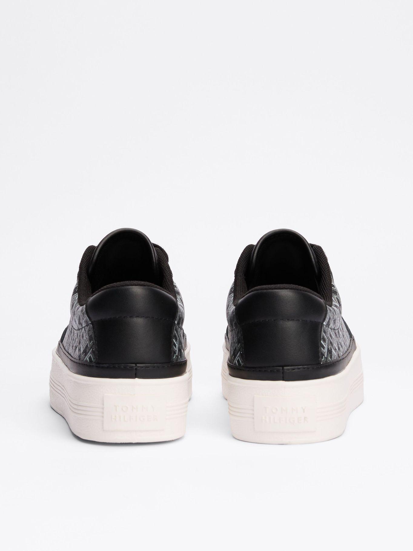 Zapatillas Icon Court Flag Monogram Negro Tommy Hilfiger-1