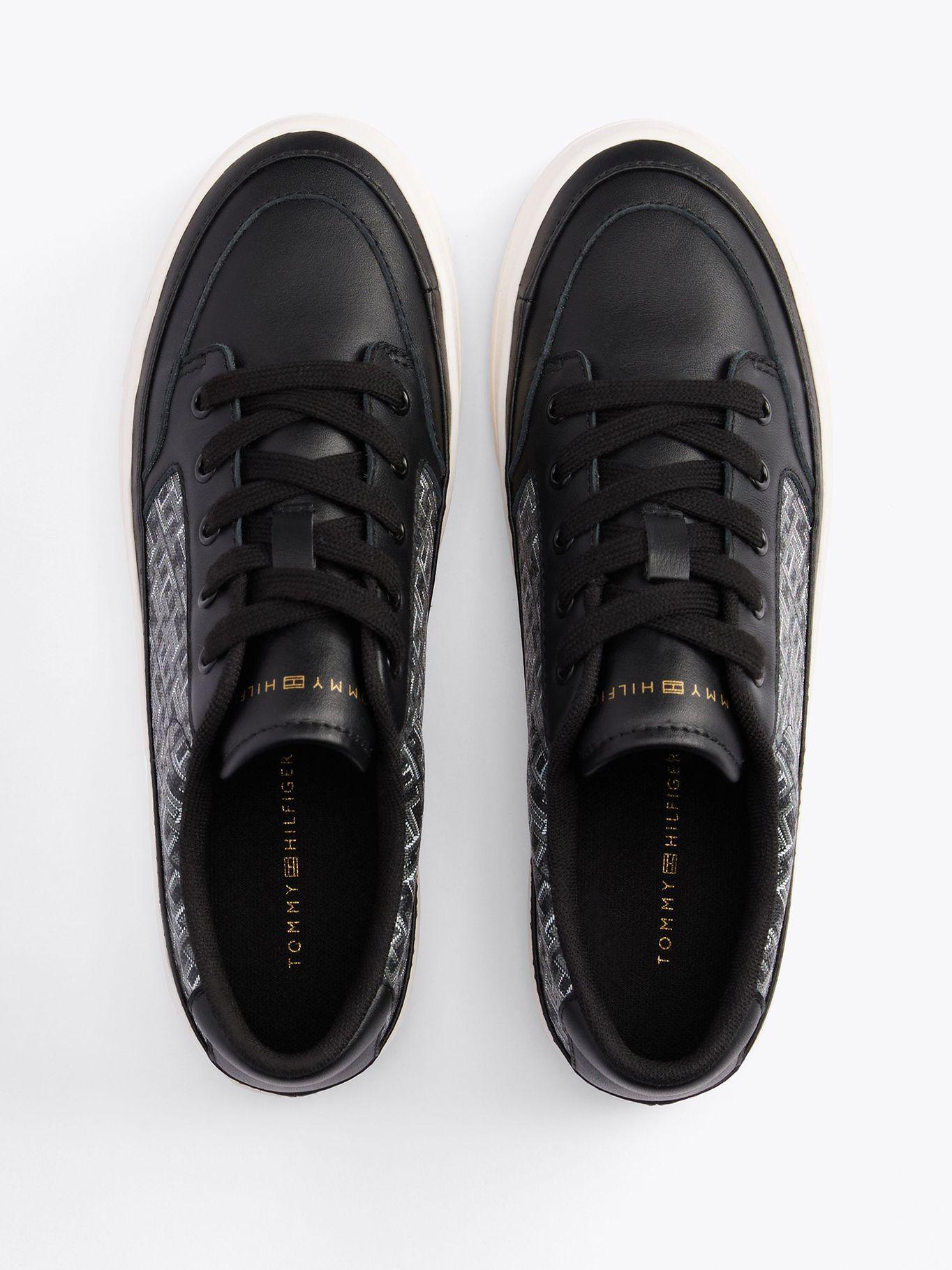 Zapatillas Icon Court Flag Monogram Negro Tommy Hilfiger-2