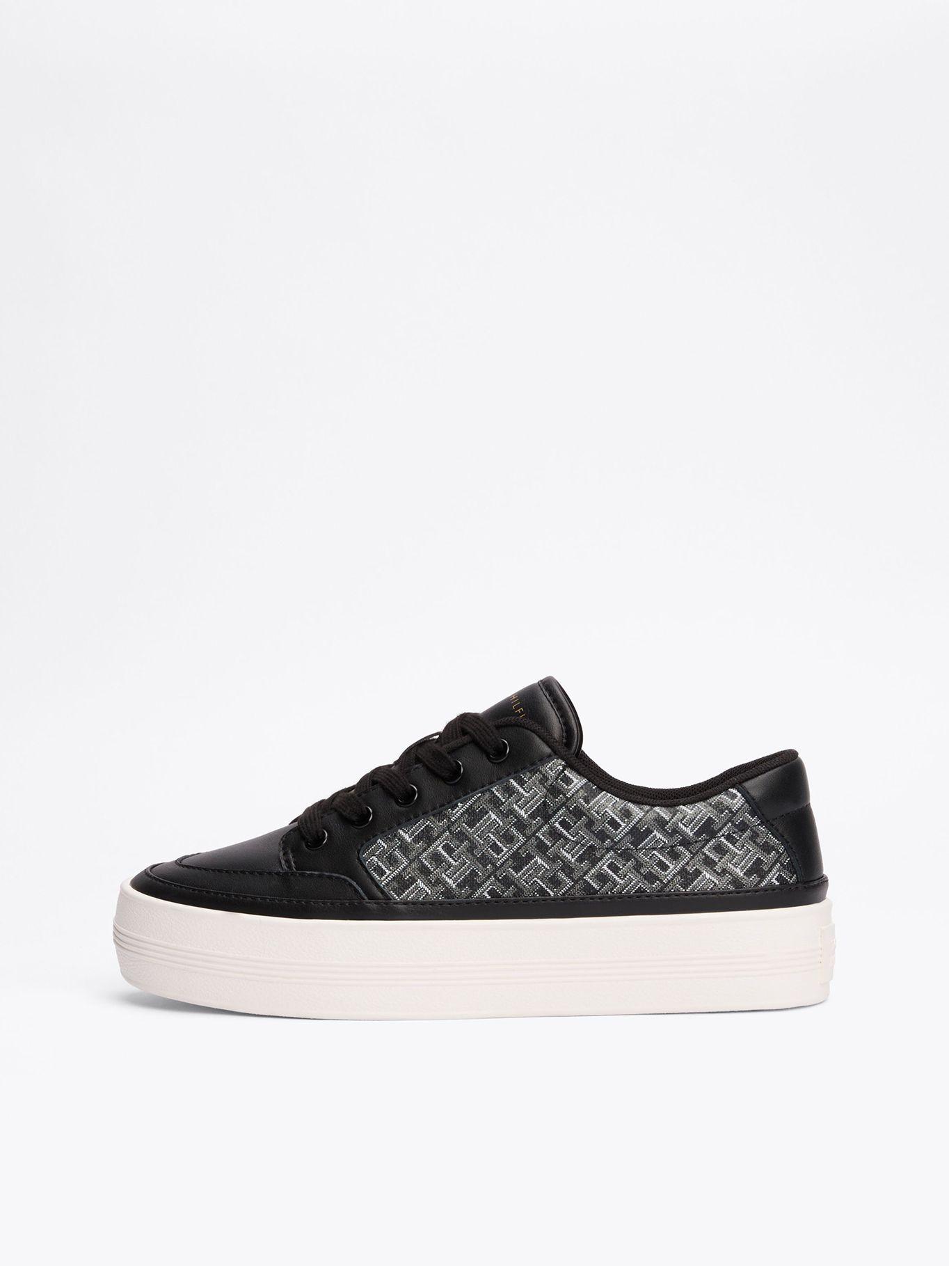 Zapatillas Icon Court Flag Monogram Negro Tommy Hilfiger-5