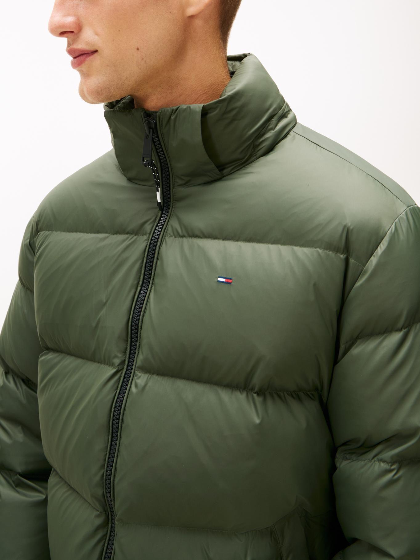 Parka Essential Acolchada Con Gorro Verde Tommy Jeans-3