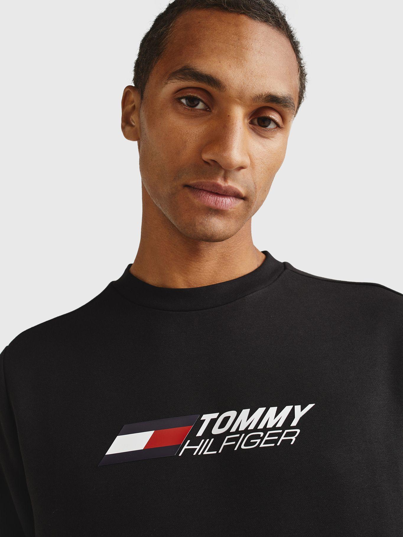 Polerón Sport Essential Negro Tommy Hilfiger-4