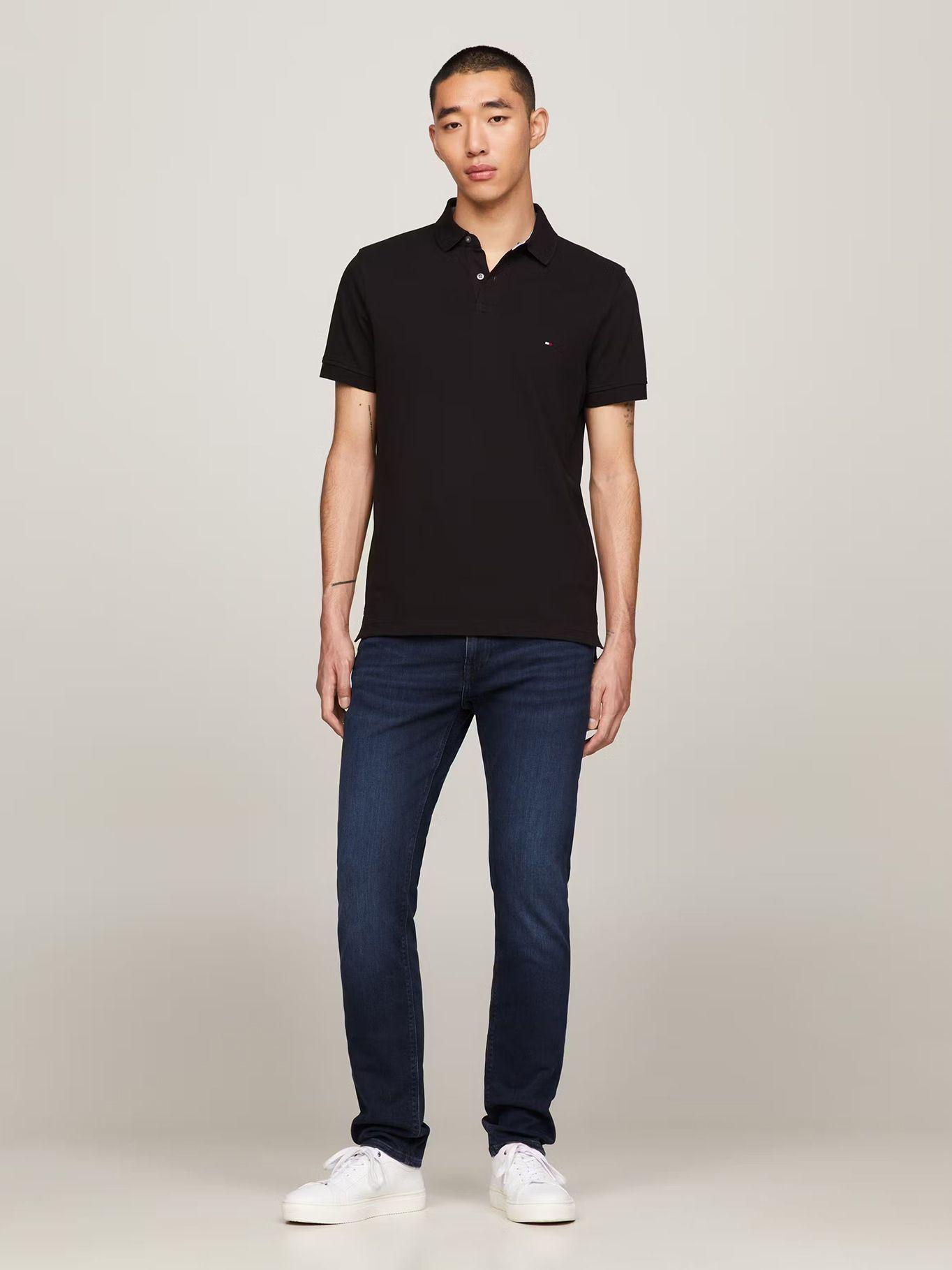 Polo Essential Regular Fit Negro Tommy Hilfiger-1