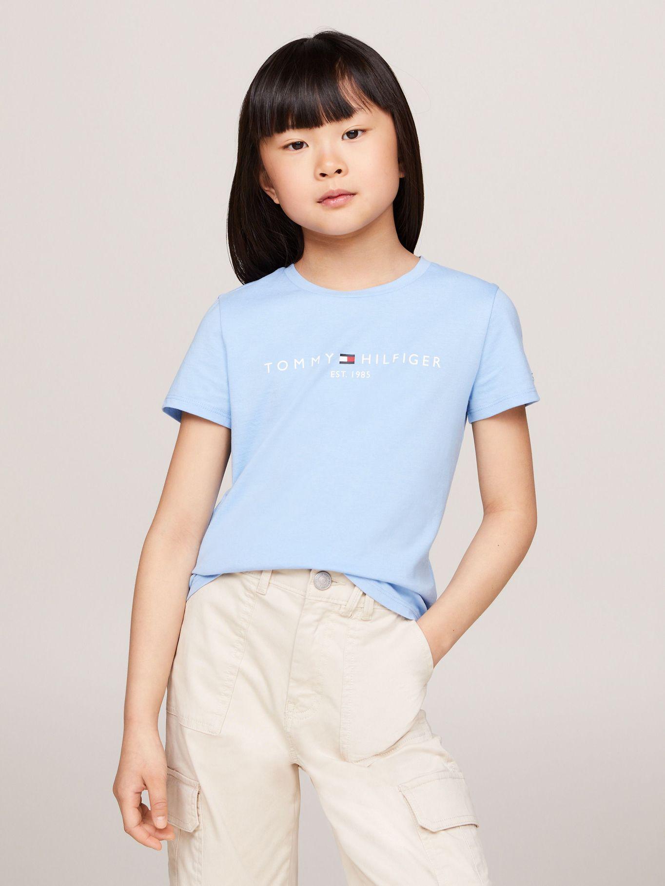 Polera Essential C1 Organic Cotton Celeste Tommy Hilfiger-0