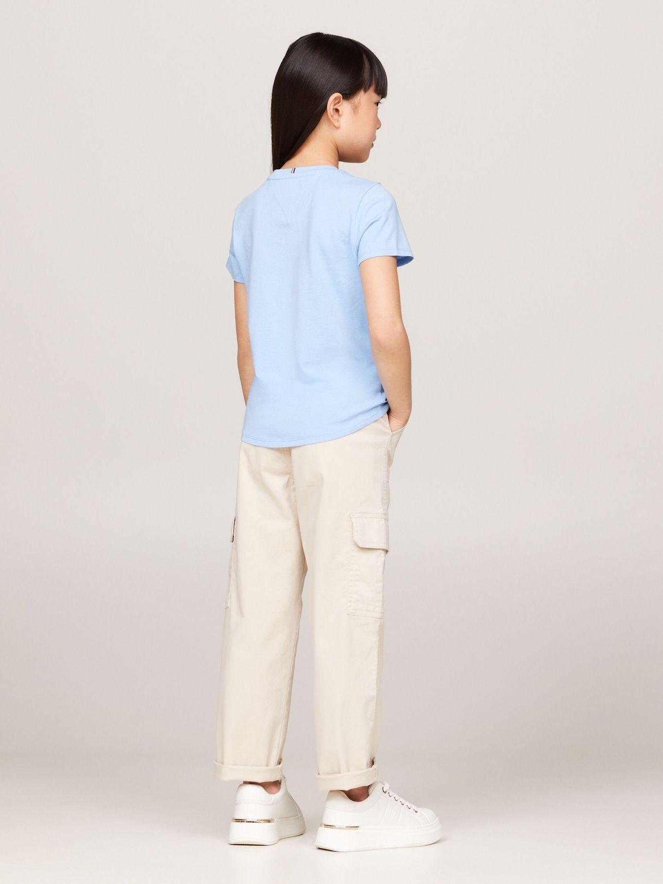 Polera Essential C1 Organic Cotton Celeste Tommy Hilfiger-2