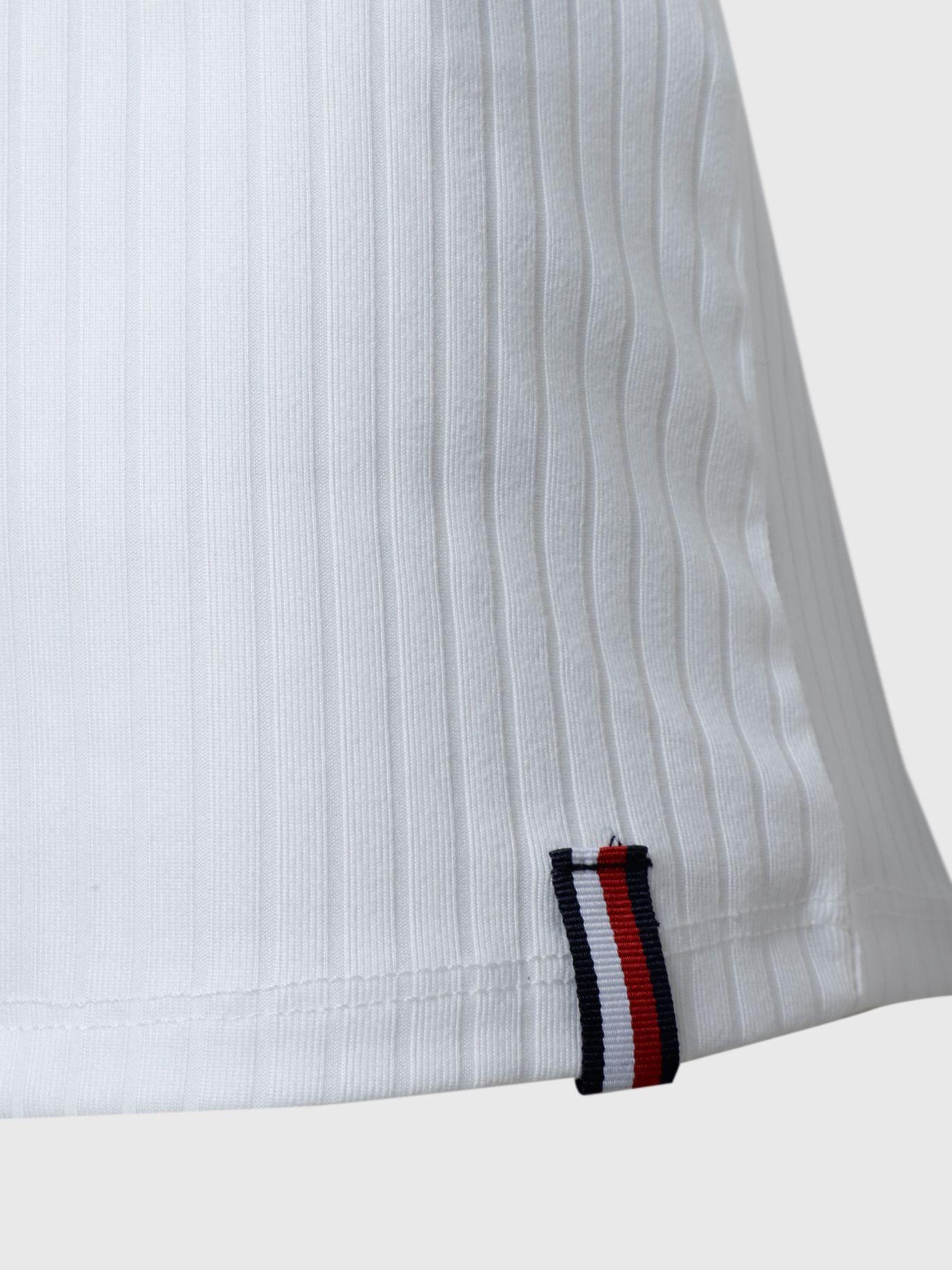 Polera Henley Con Logo Blanco Tommy Hilfiger-3