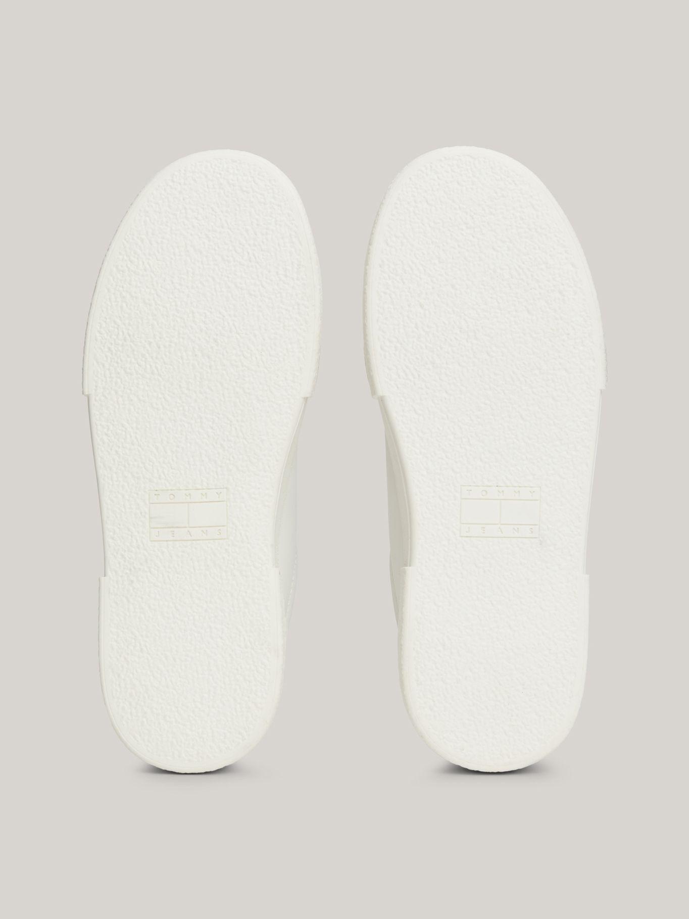 Zapatillas De Plataforma Con Logo Blanco Tommy Hilfiger-3