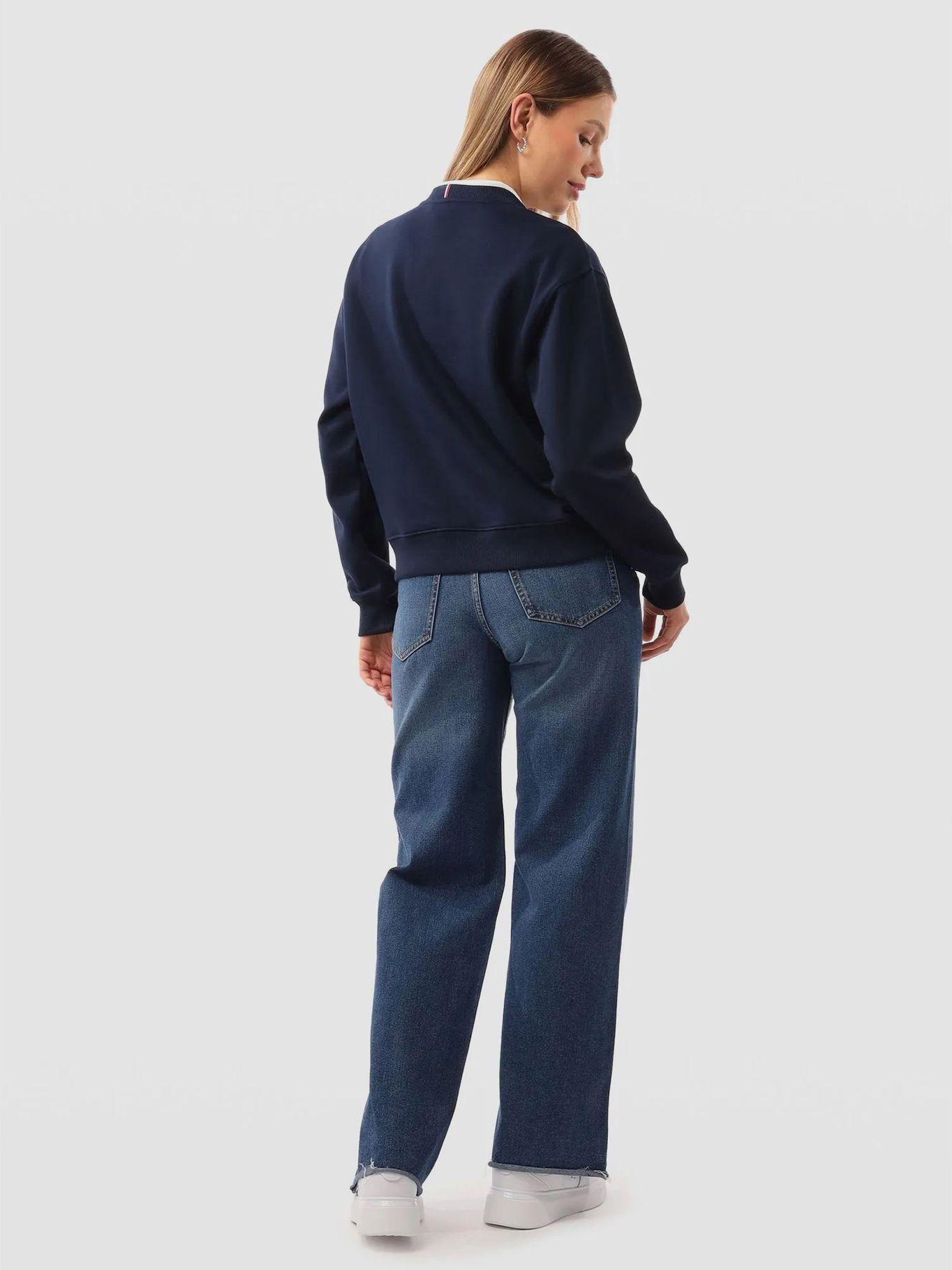 Polerón De Logos Gráfico Azul Tommy Hilfiger-2