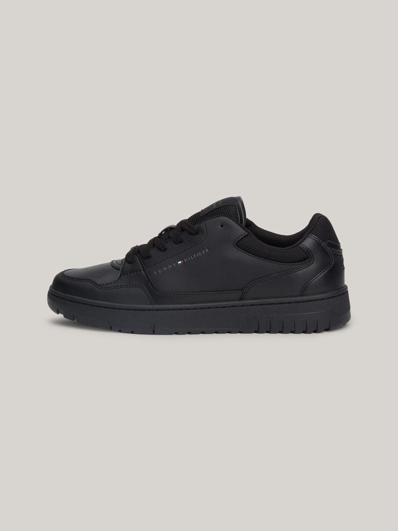 Zapatillas Essential De Cuero Negro Tommy Hilfiger-5