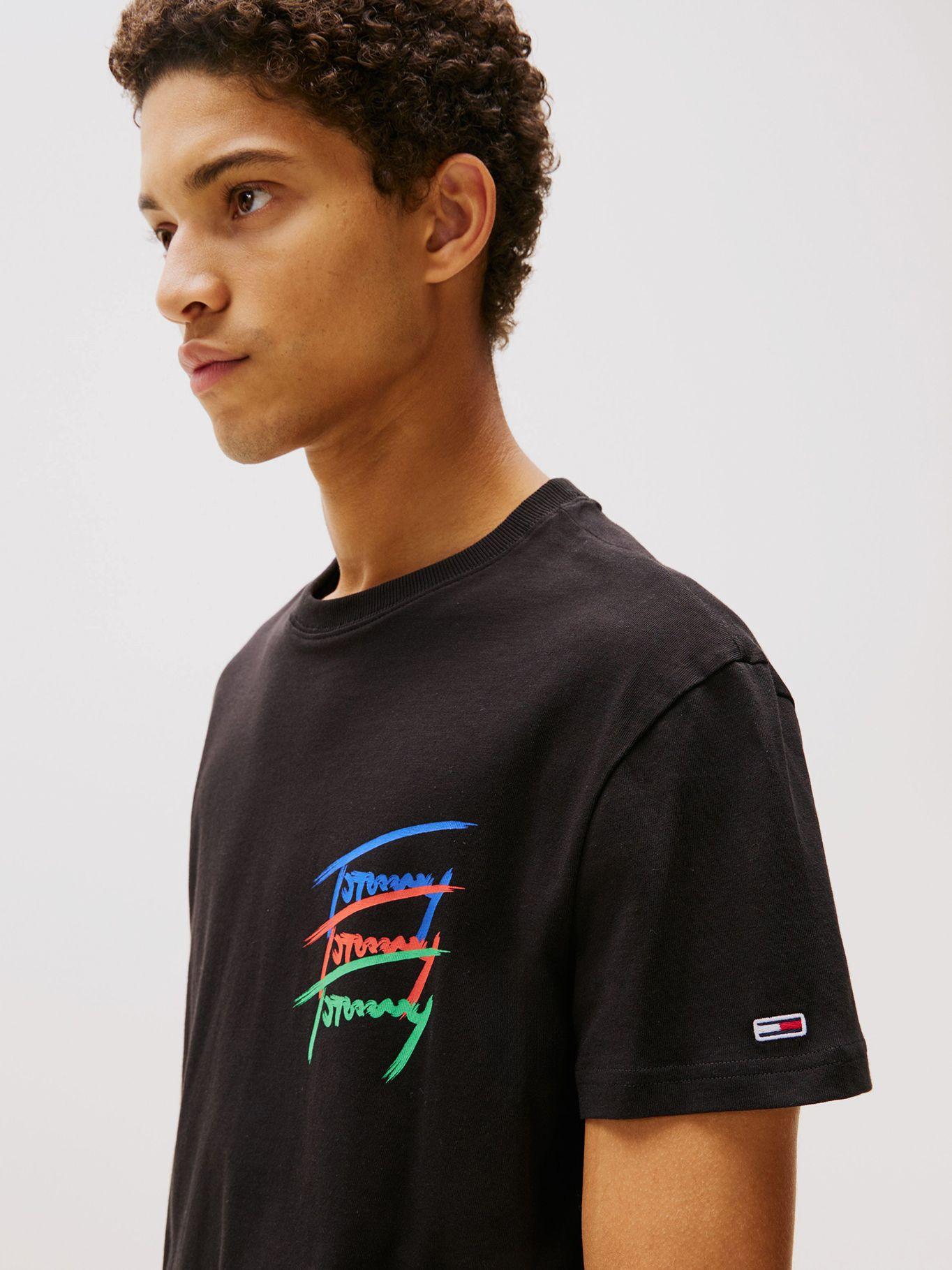 Polera Twisted Signature Negro Tommy Jeans-3